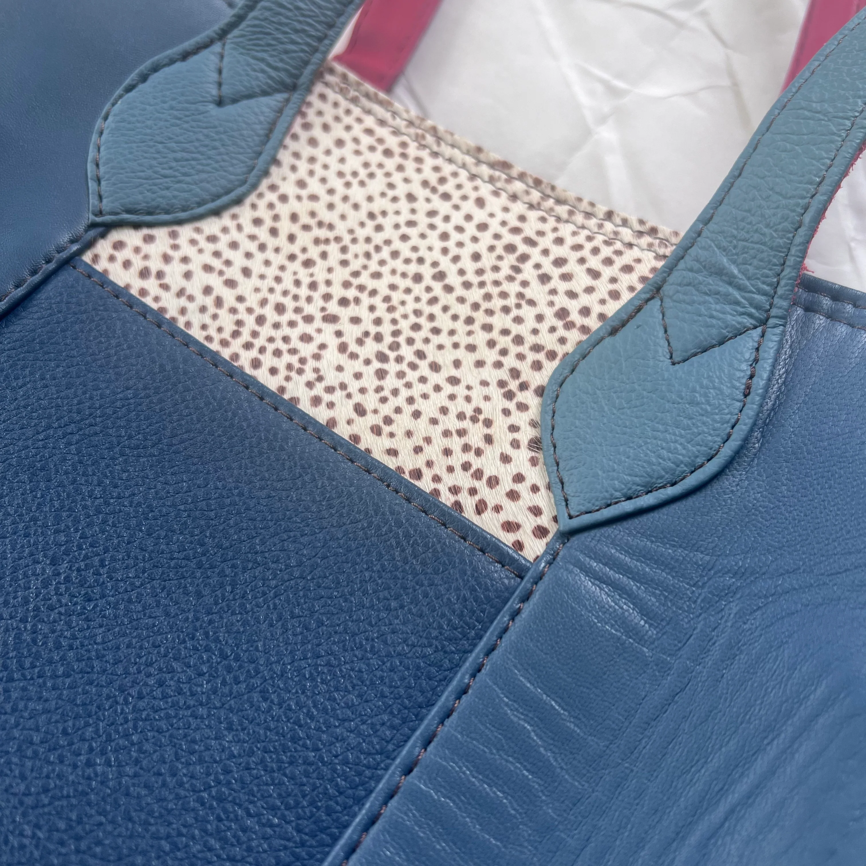 Soruka - Giselle Tote, Cerulean & Raspberry - Image 2