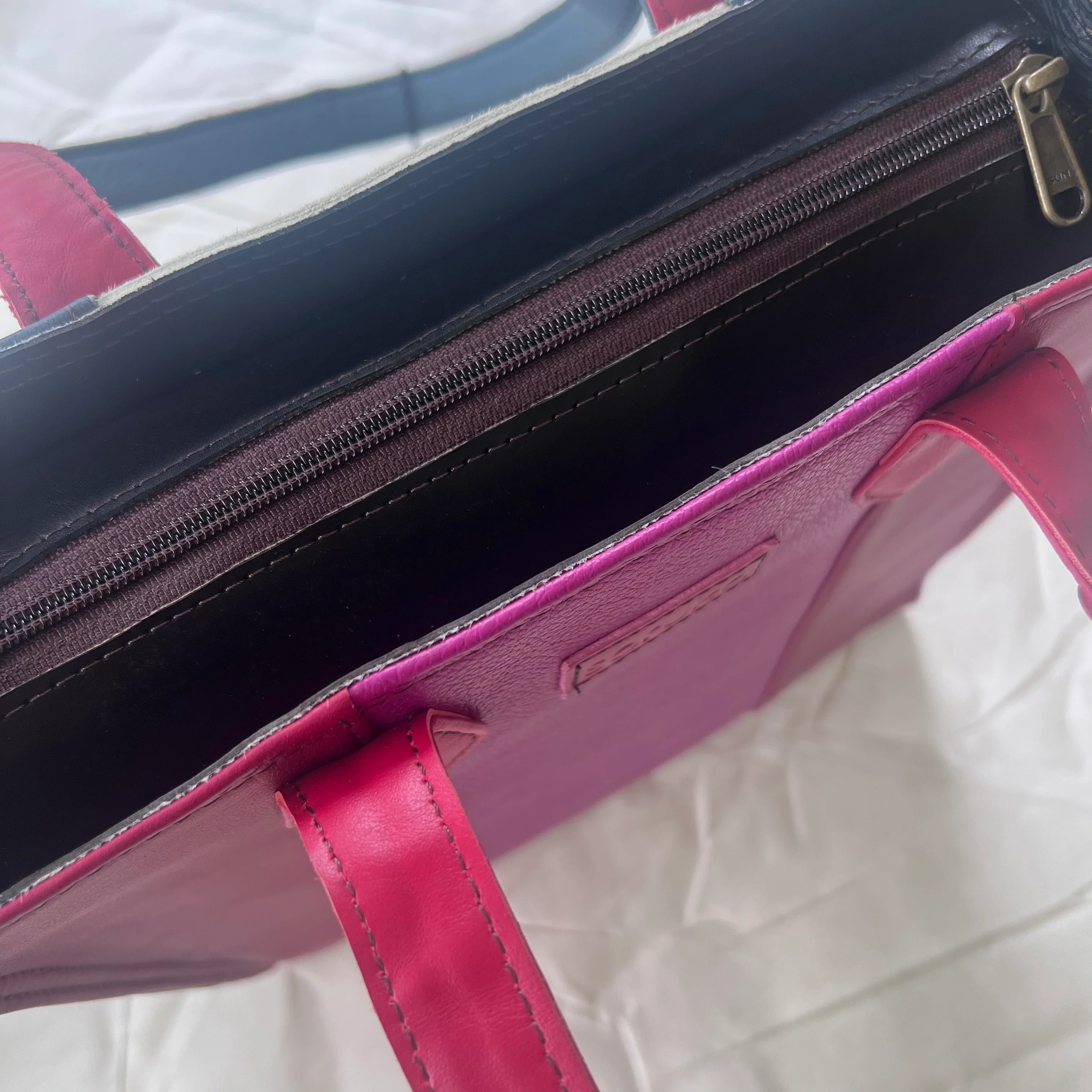 Soruka - Giselle Tote, Cerulean & Raspberry - Image 6