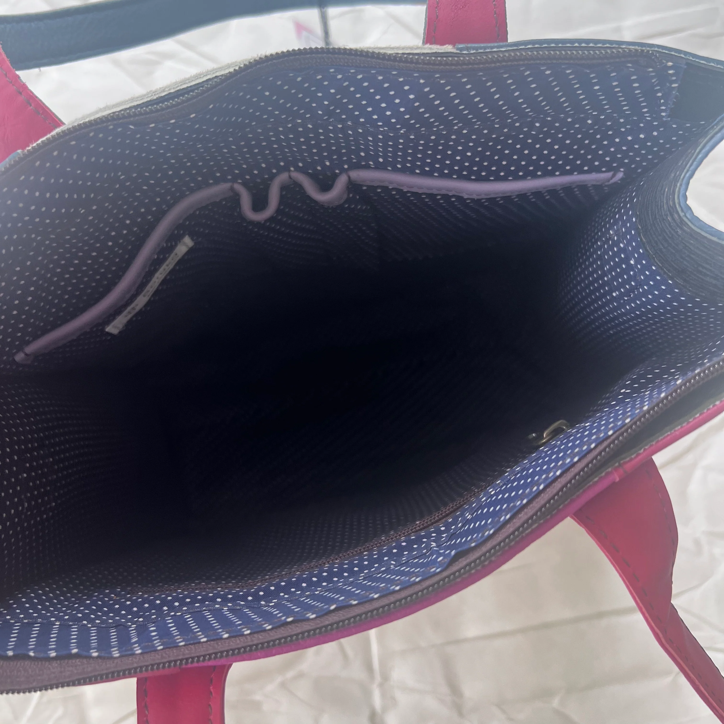 Soruka - Giselle Tote, Cerulean & Raspberry - Image 7