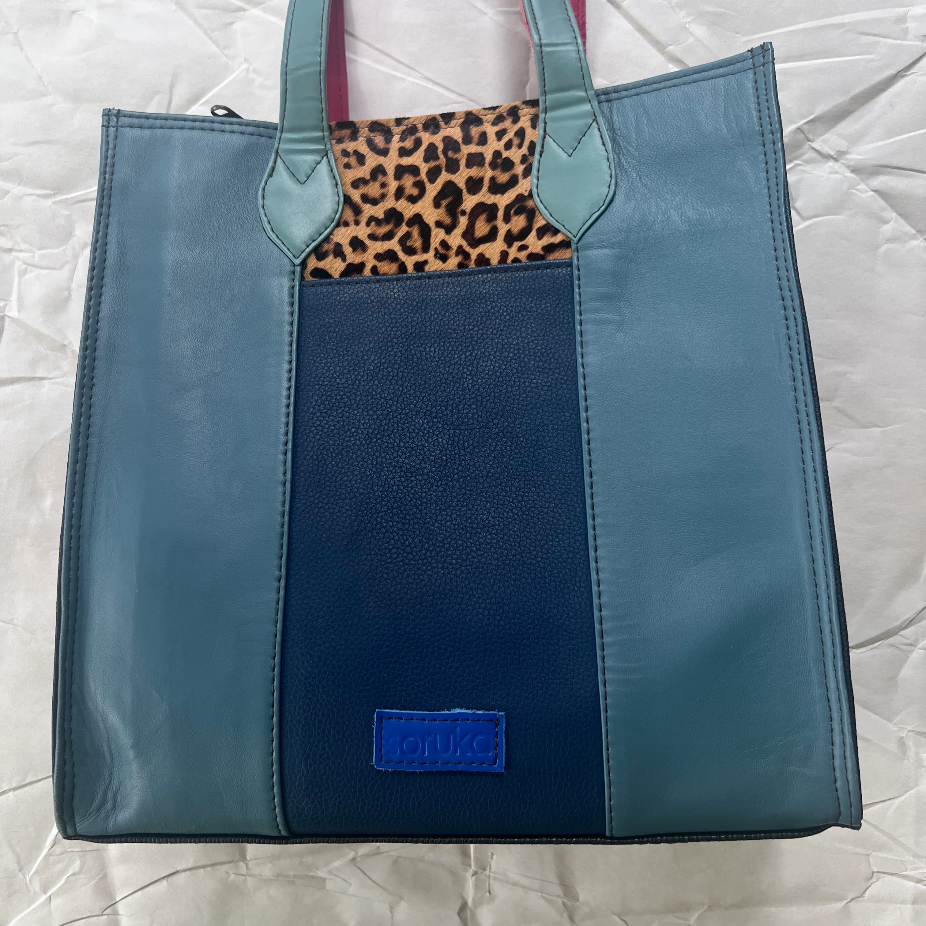 Soruka - Giselle Tote, Peacock & Cranberry