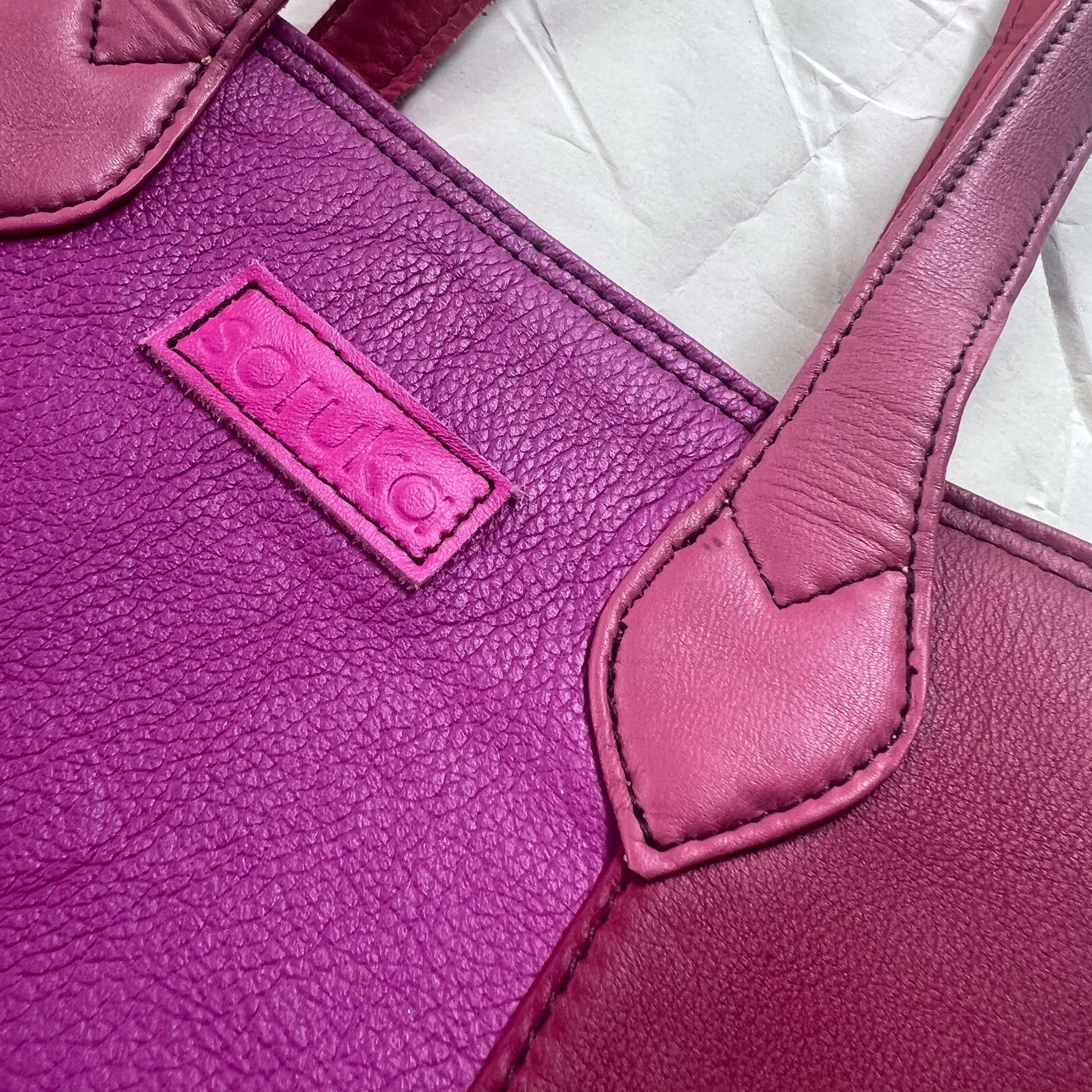 Soruka - Giselle Tote, Peacock & Cranberry - Image 5