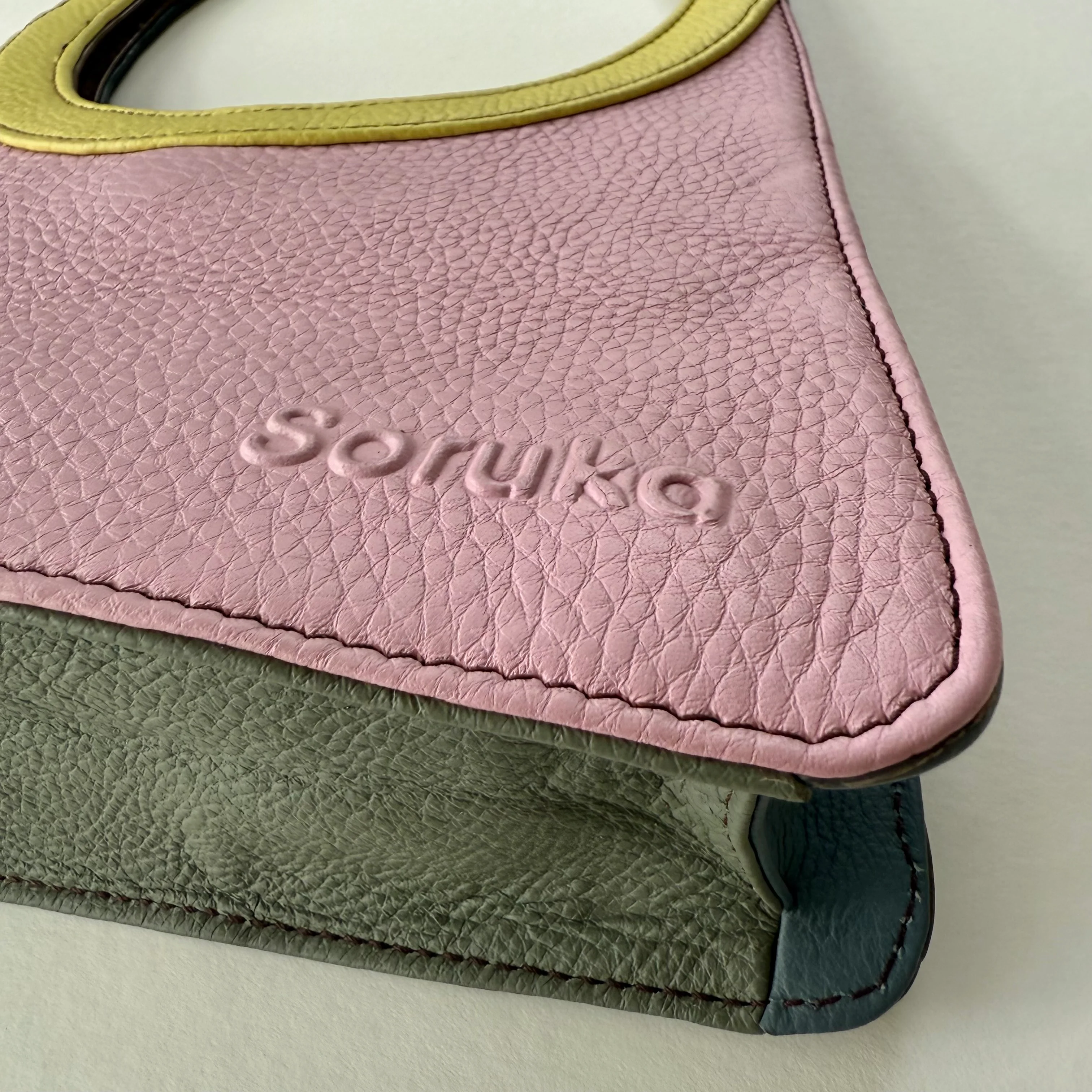 Soruka - Honey Hand Bag, Pink & Yellow - Image 2