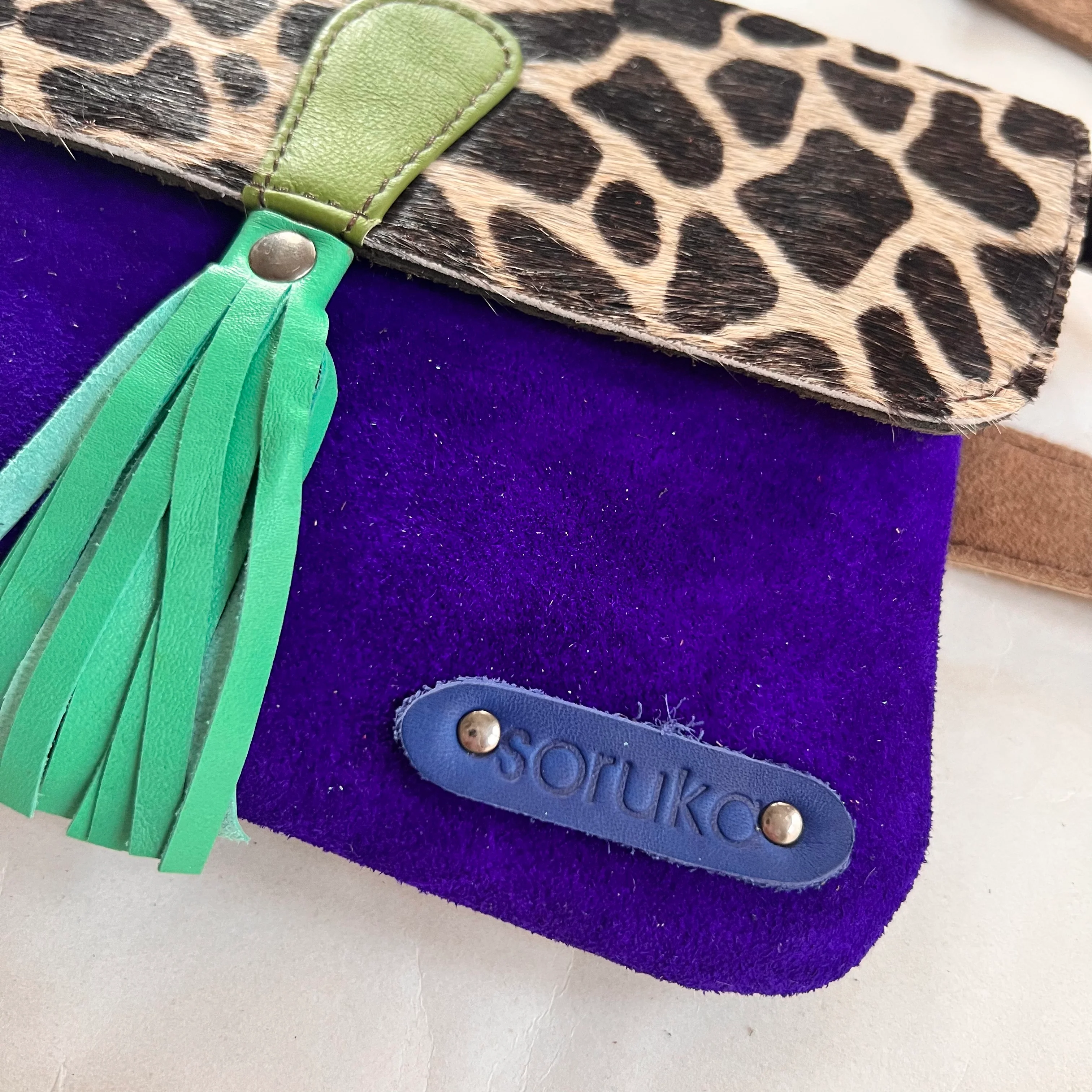 Soruka - Juliette Belt Bag, Green Tassel - Image 2