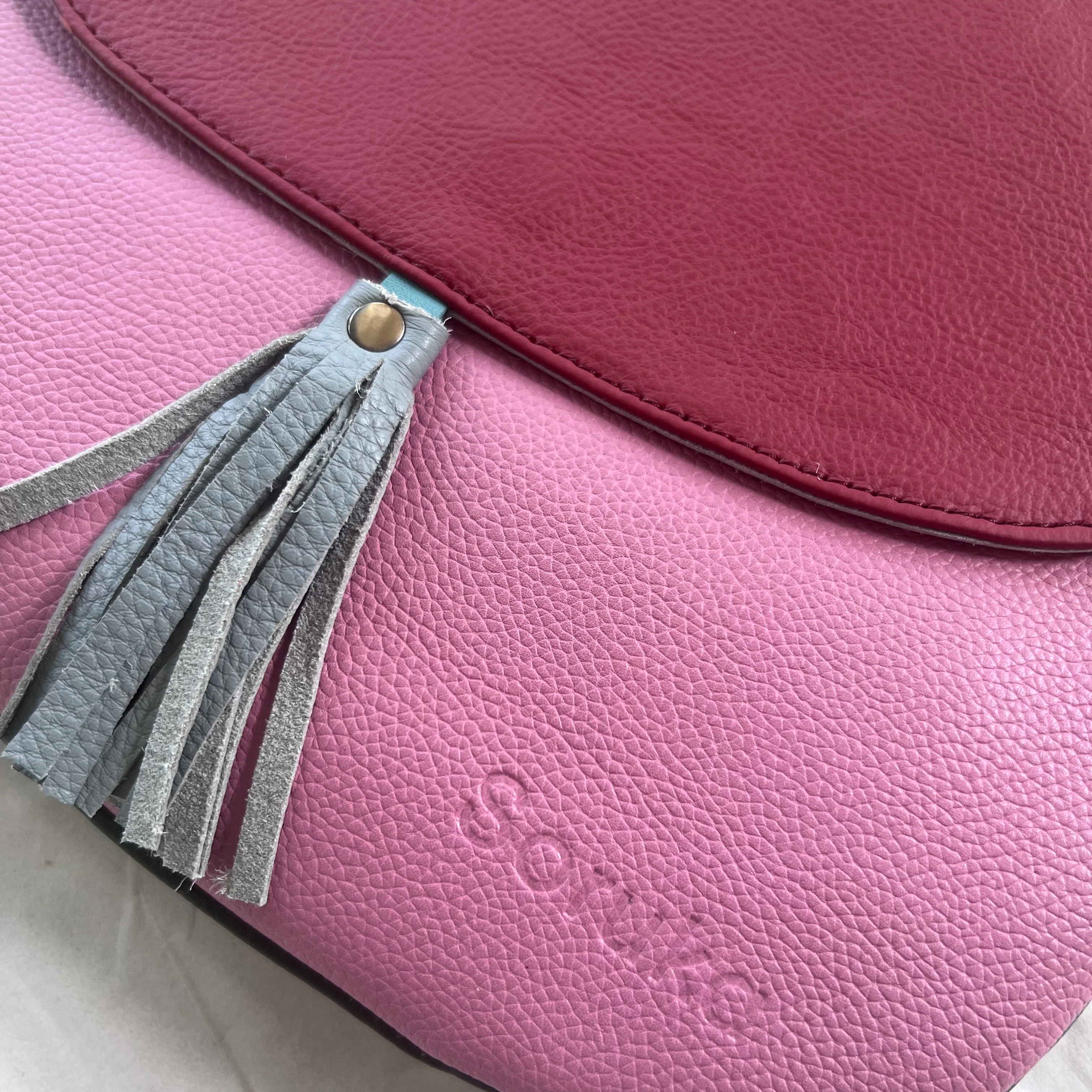 Soruka - Lola Reversible Crossbody, Blue Tassel - Image 4