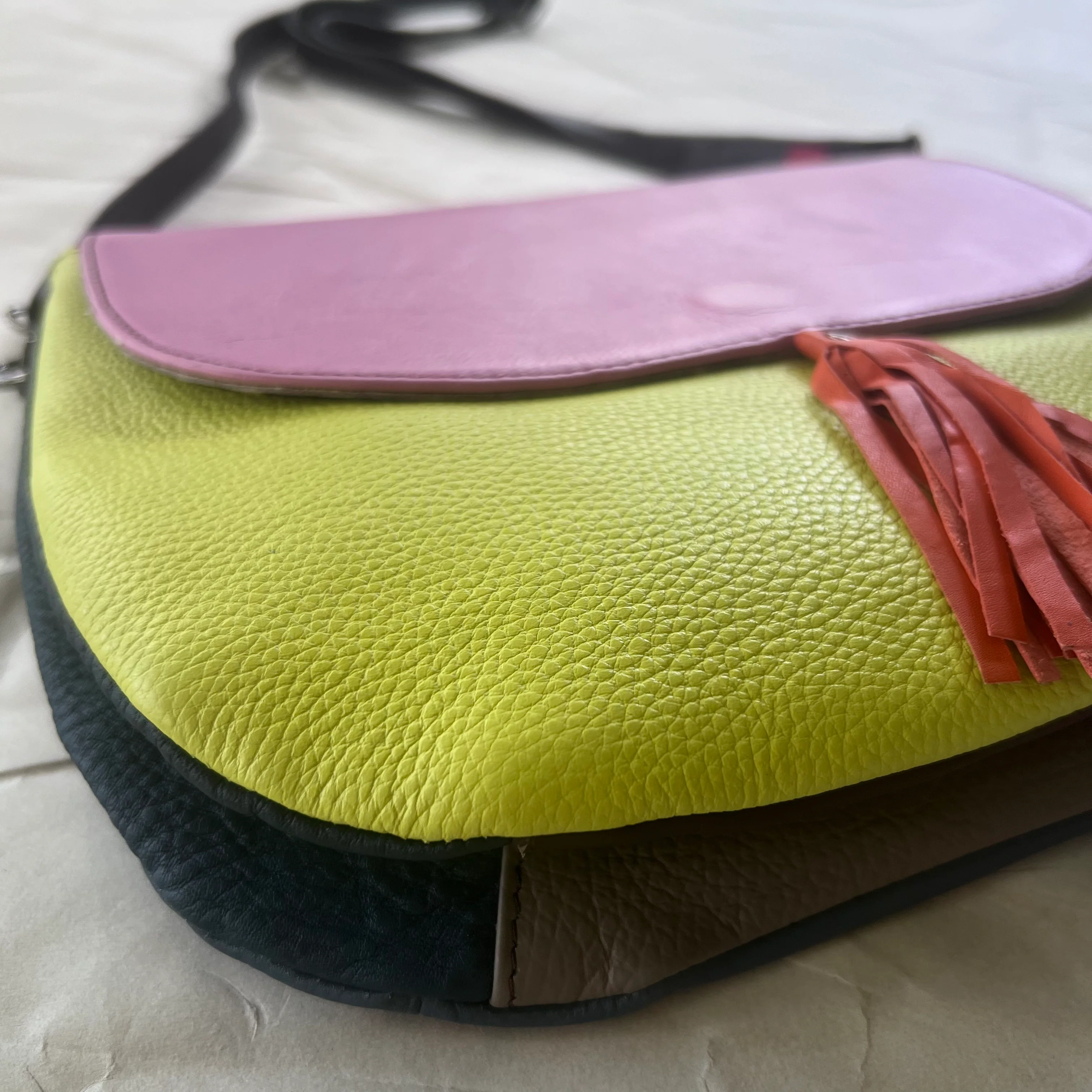 Soruka - Lola Reversible Crossbody, Orange Tassel - Image 5