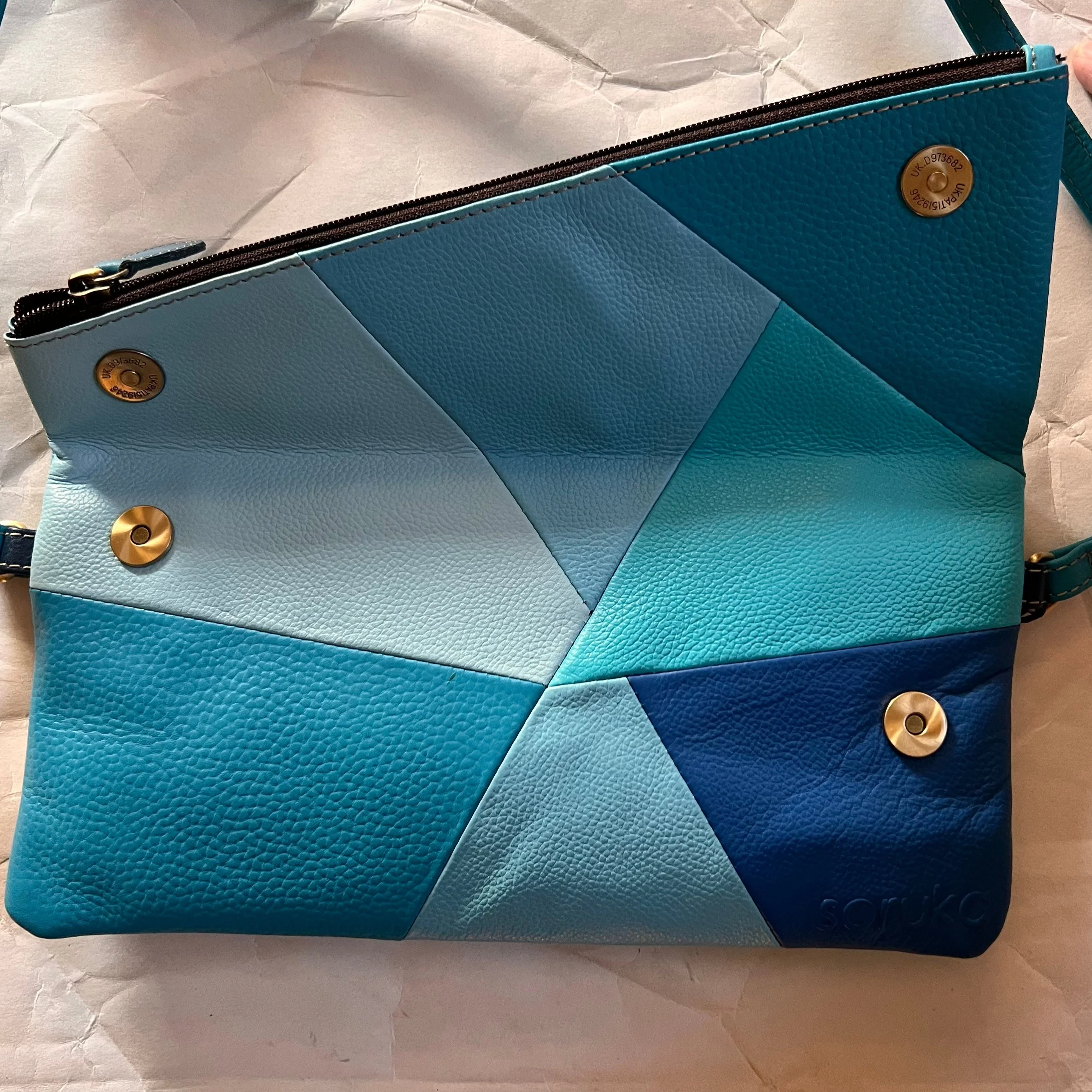Soruka - Mila Crossbody, Navy & Teal - Image 3