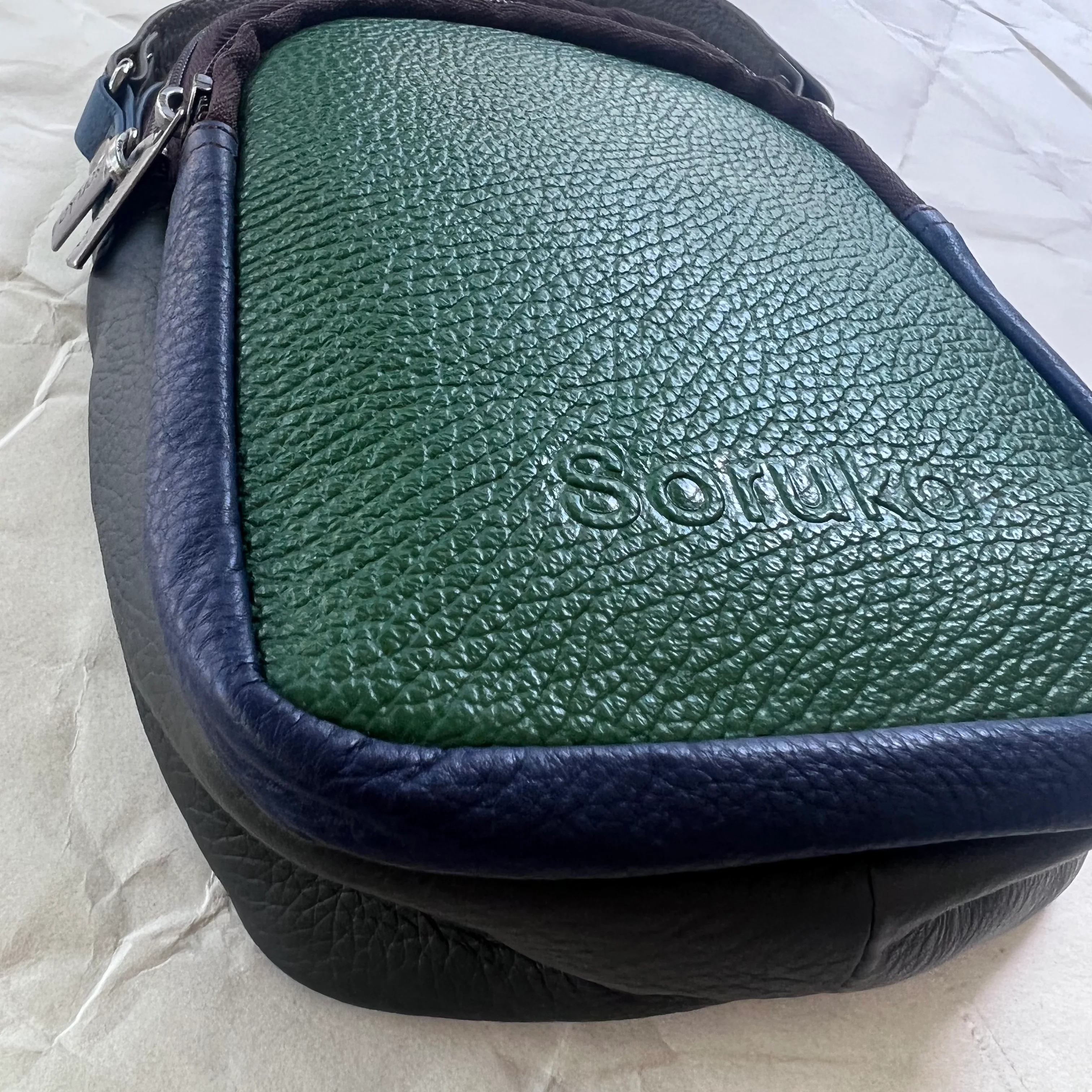 Soruka - Ruth Small Backpack Crossbody, Berry & Forest - Image 3