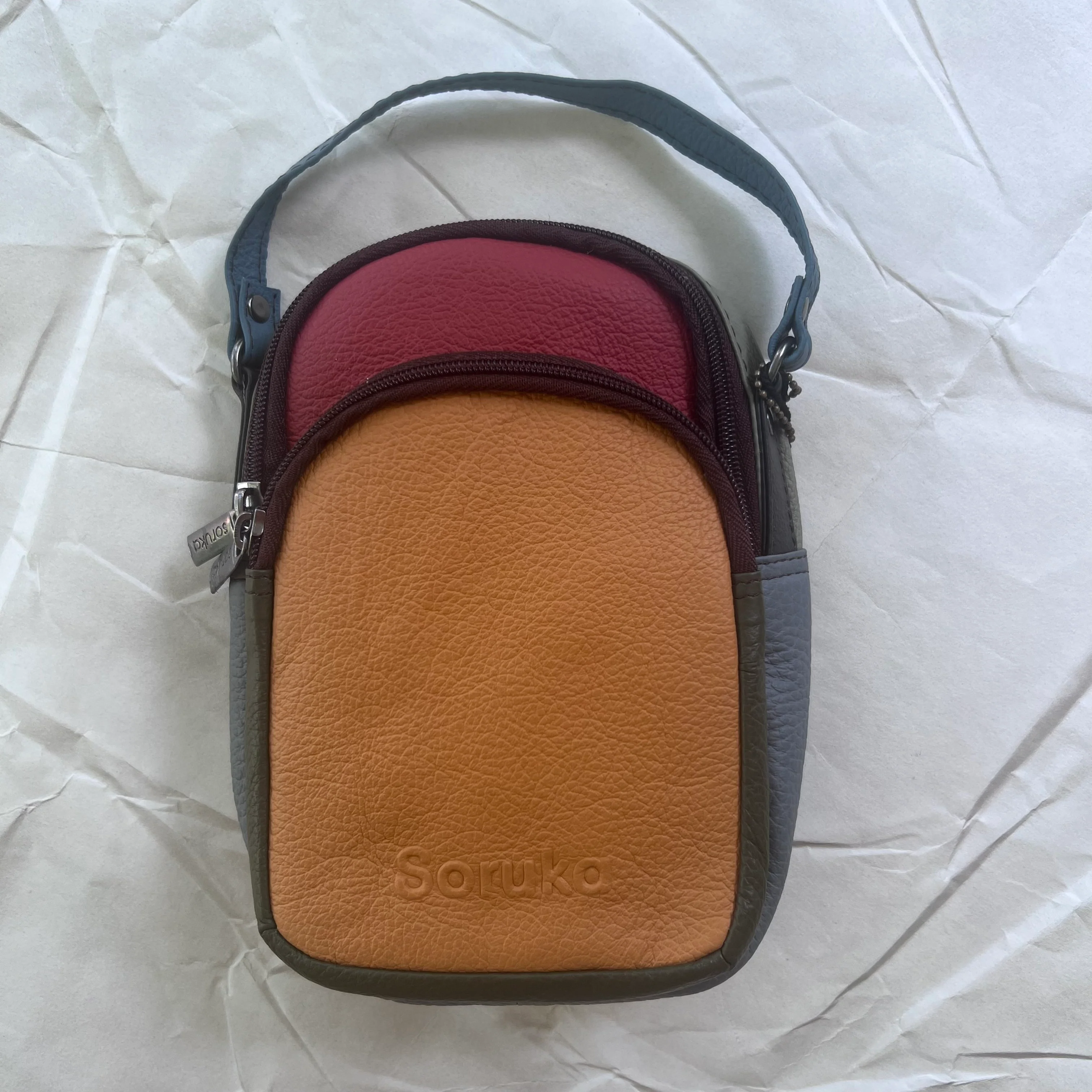 Soruka - Ruth Small Backpack Crossbody, Cinnamon & Honey