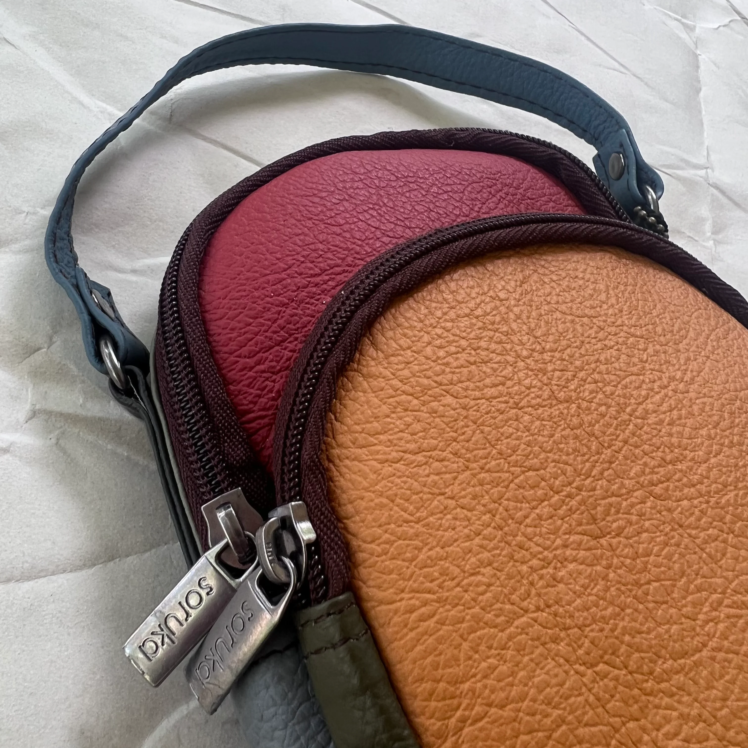 Soruka - Ruth Small Backpack Crossbody, Cinnamon & Honey - Image 2