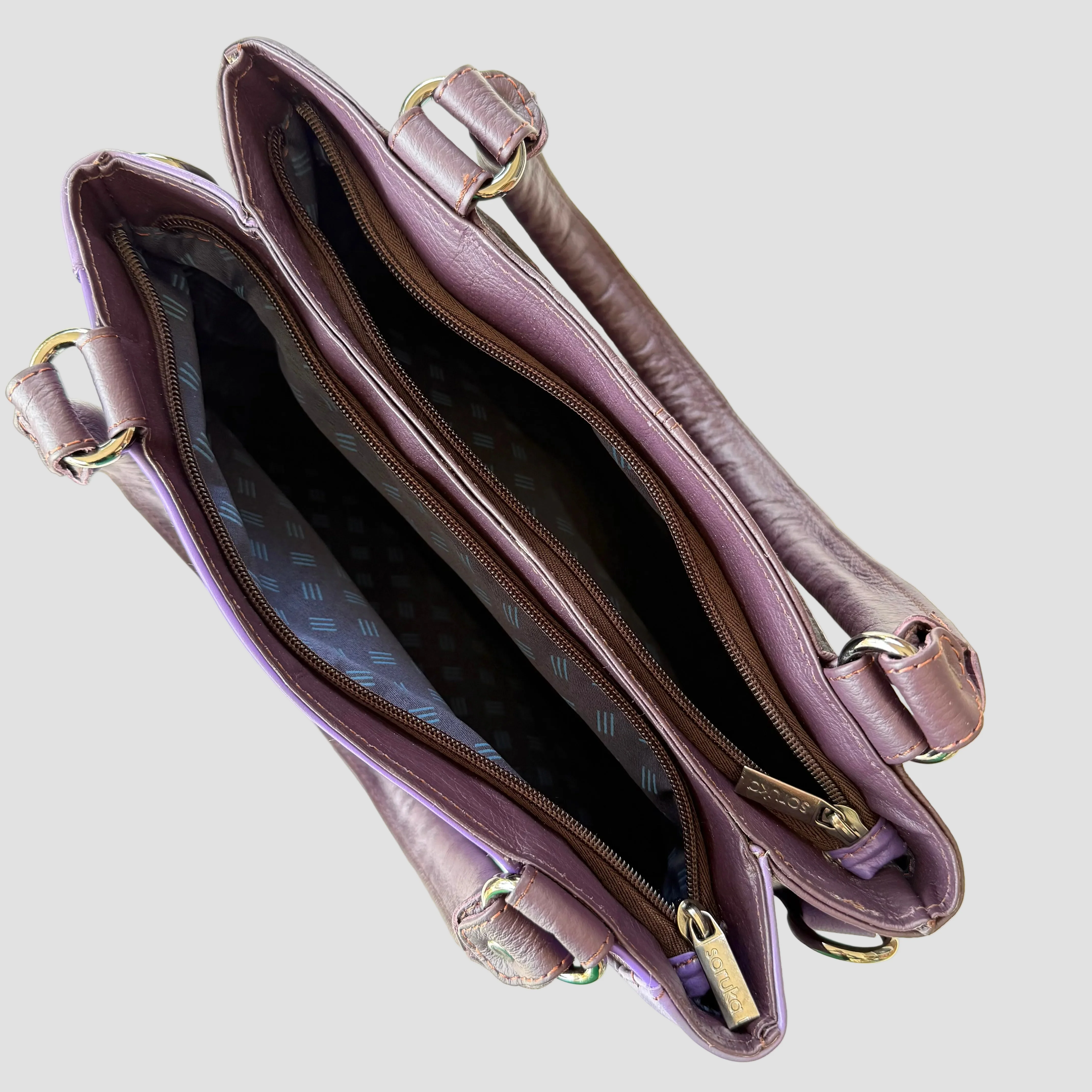 Soruka - Vega Shoulder Bag, Eggplant - Image 6