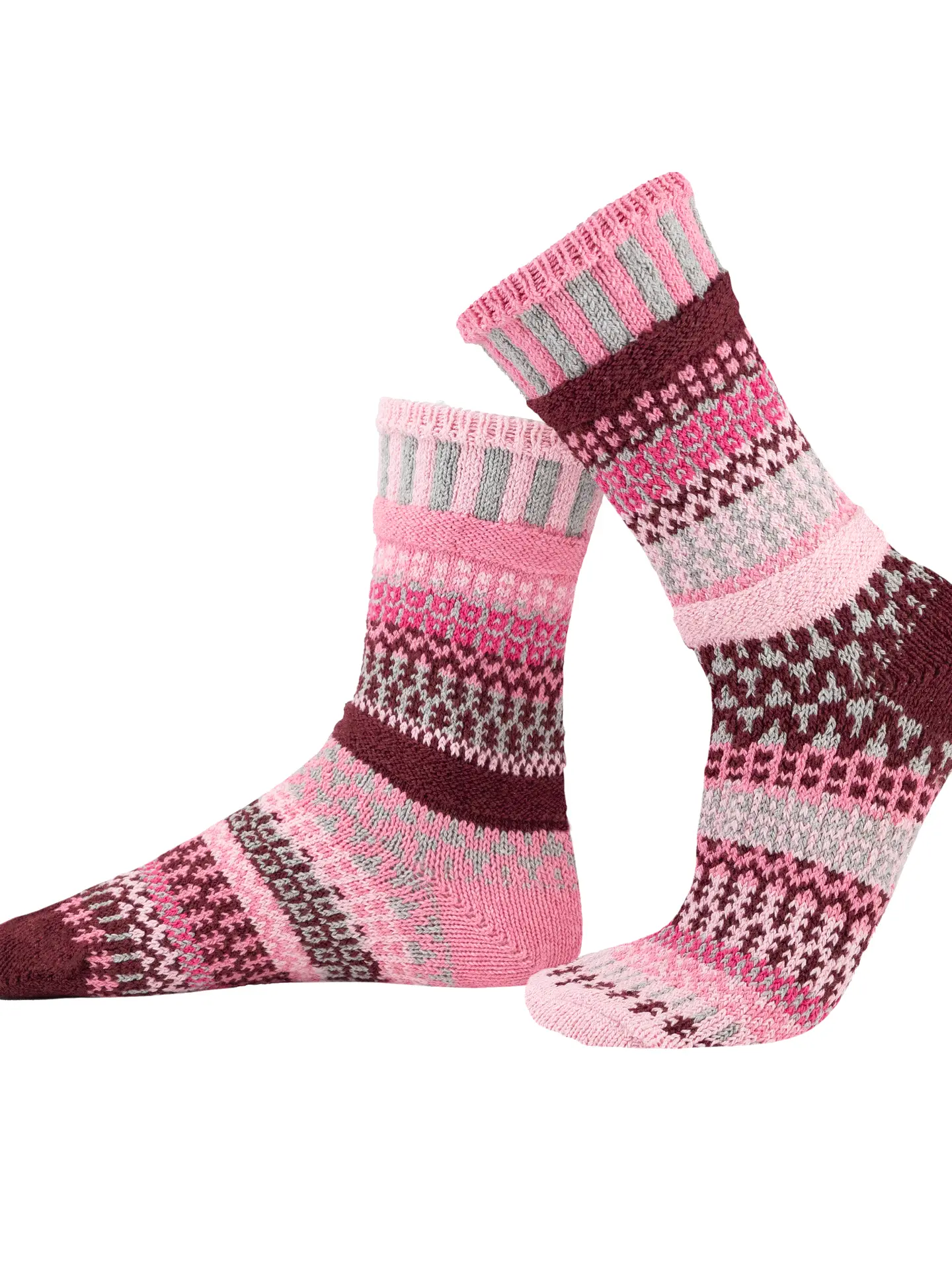 Solmate Socks - Alpenrose Crew Socks - Image 2