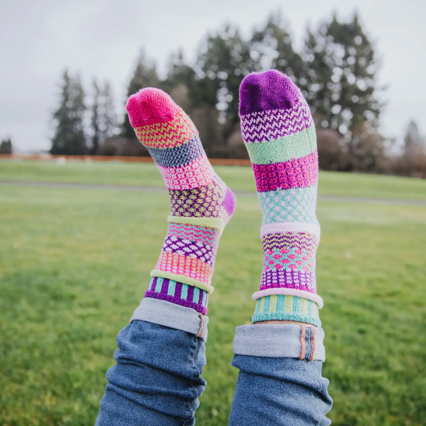 Solmate Socks - Dahlia Crew Socks - Image 2