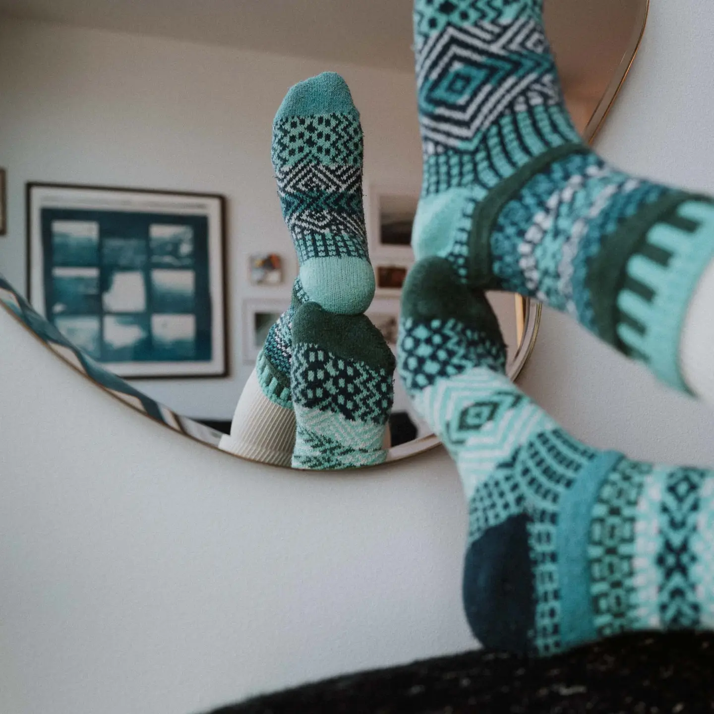 Solmate Socks - Evergreen Crew Socks - Image 2