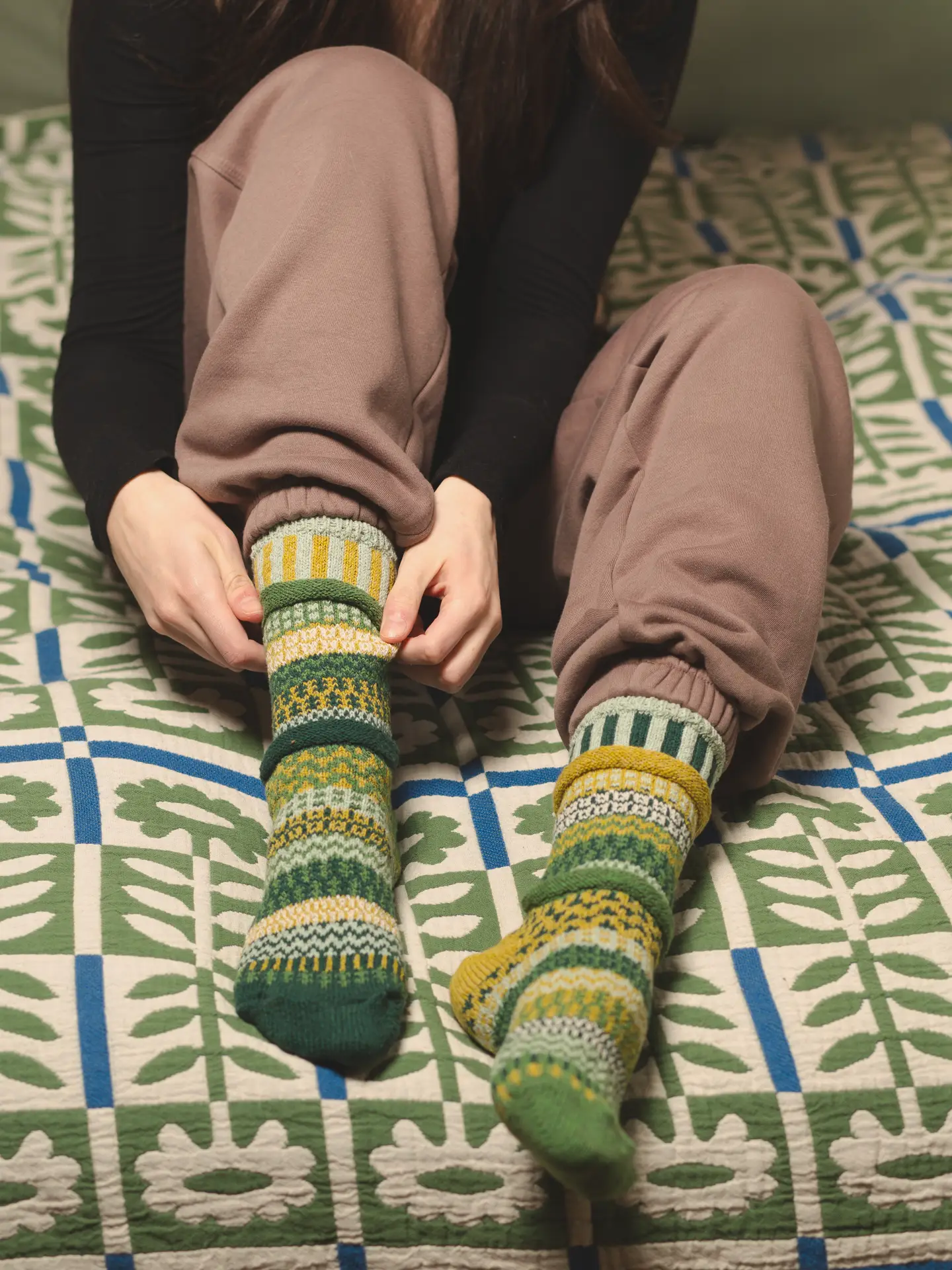 Solmate Socks - Fiddlehead Crew Socks