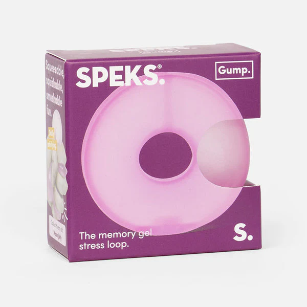 Speks - Gump Loop Memory Gel Stress Ball, Moon Jelly - Image 3