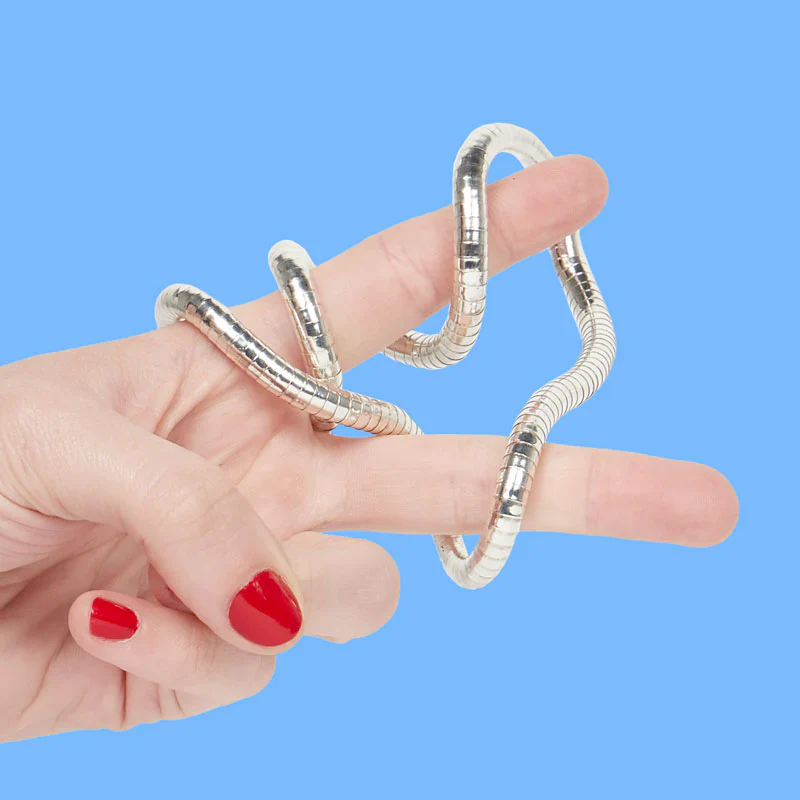 Speks - Strand Moldable Fidget Rope, Silver - Image 2