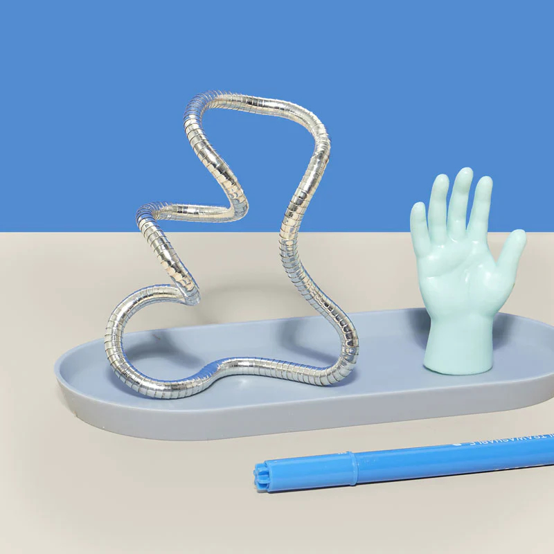 Speks - Strand Moldable Fidget Rope, Silver - Image 3