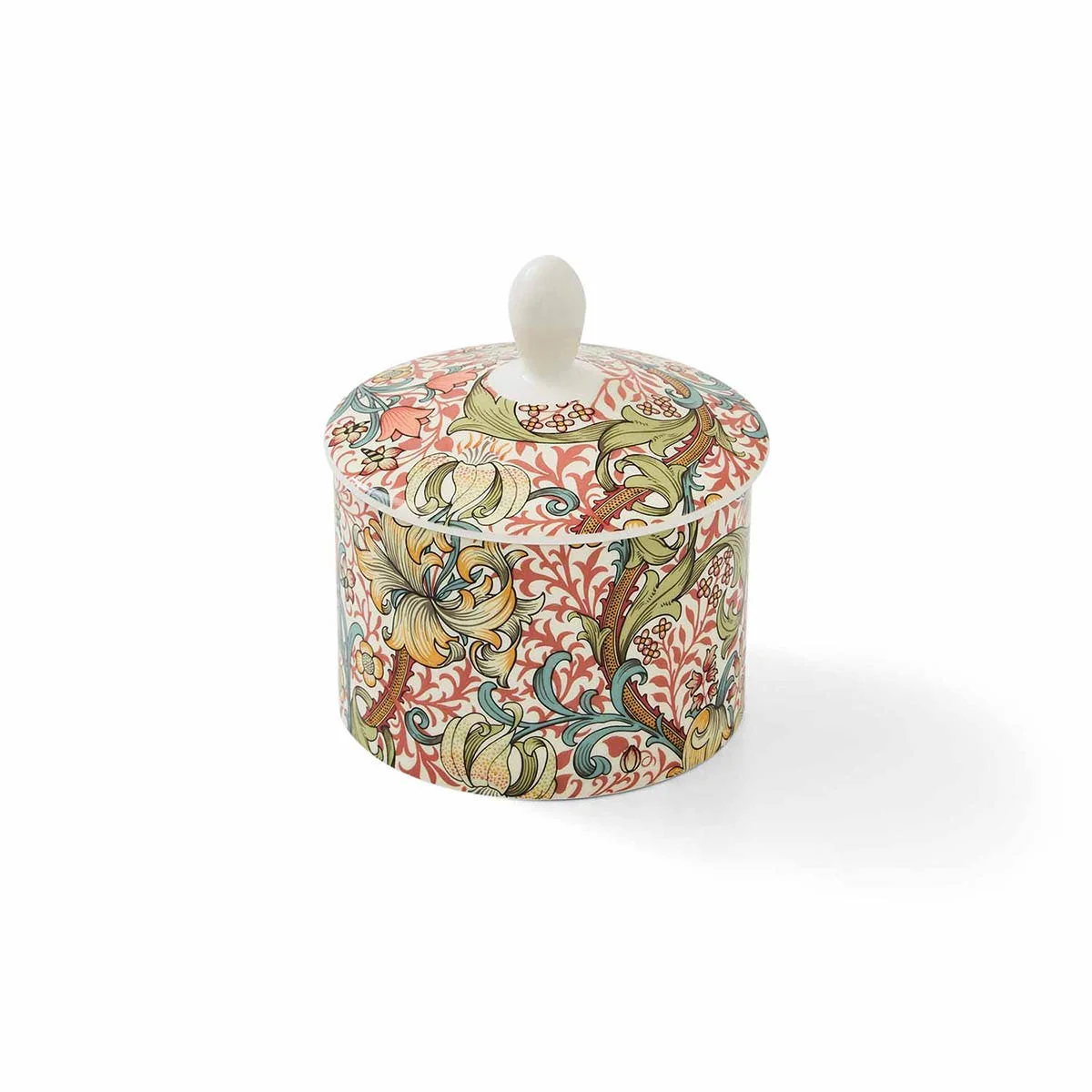 Spode - Golden Lily Sugar Bowl with Lid
