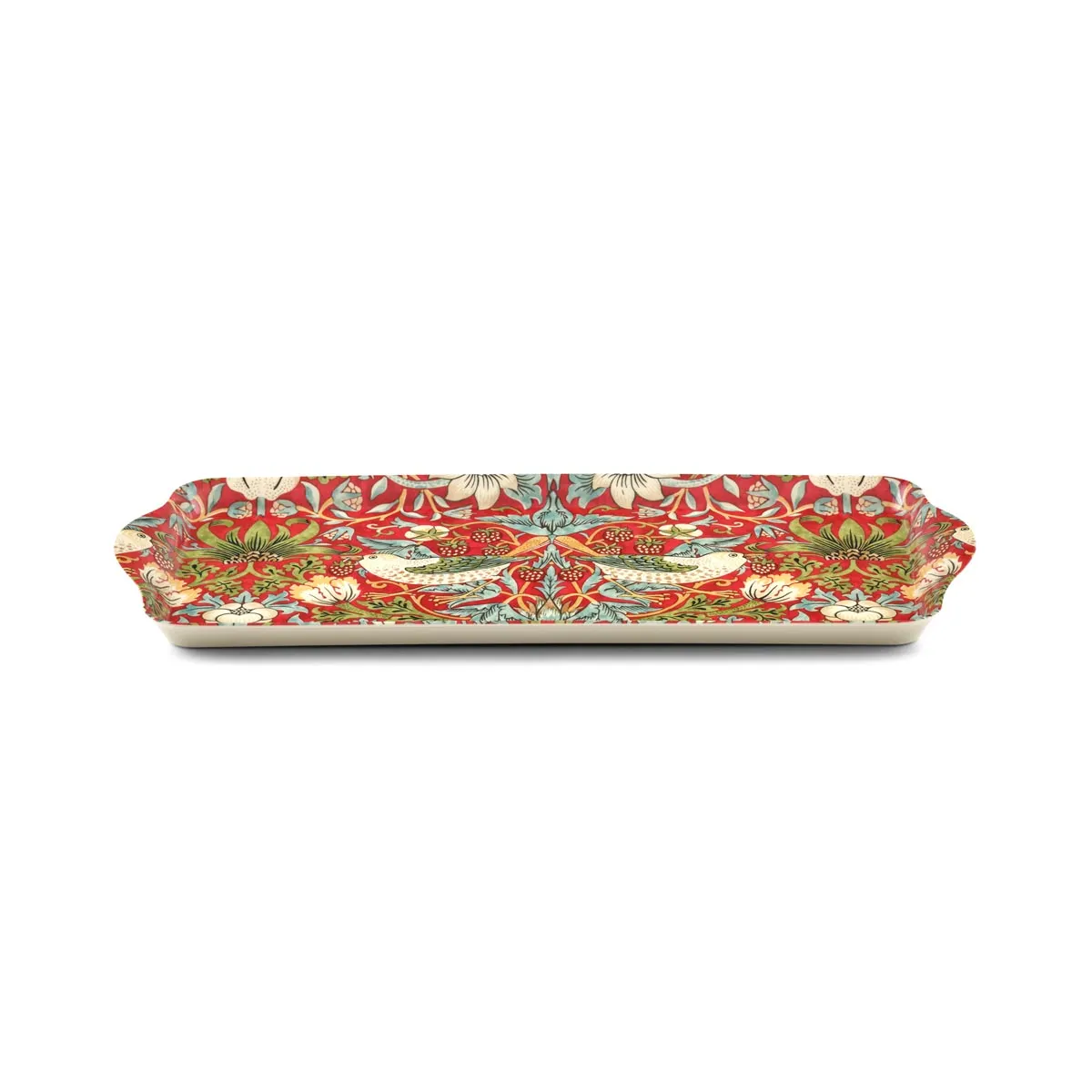 Spode - Strawberry Thief Red Melamine Sandwich Tray - Image 2