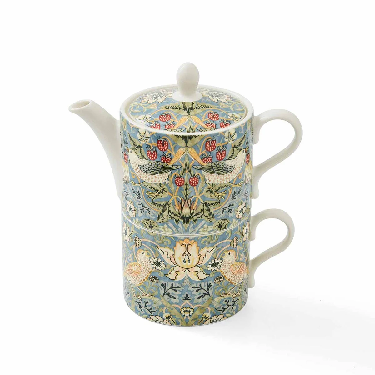 Spode - Strawberry Thief Tea Set for One