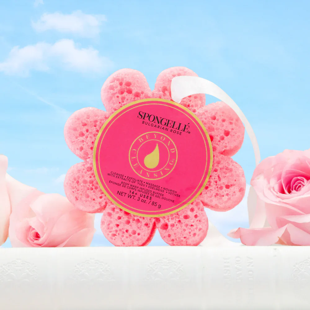 Spongelle - Bulgarian Rose Wild Flower Bath Sponge