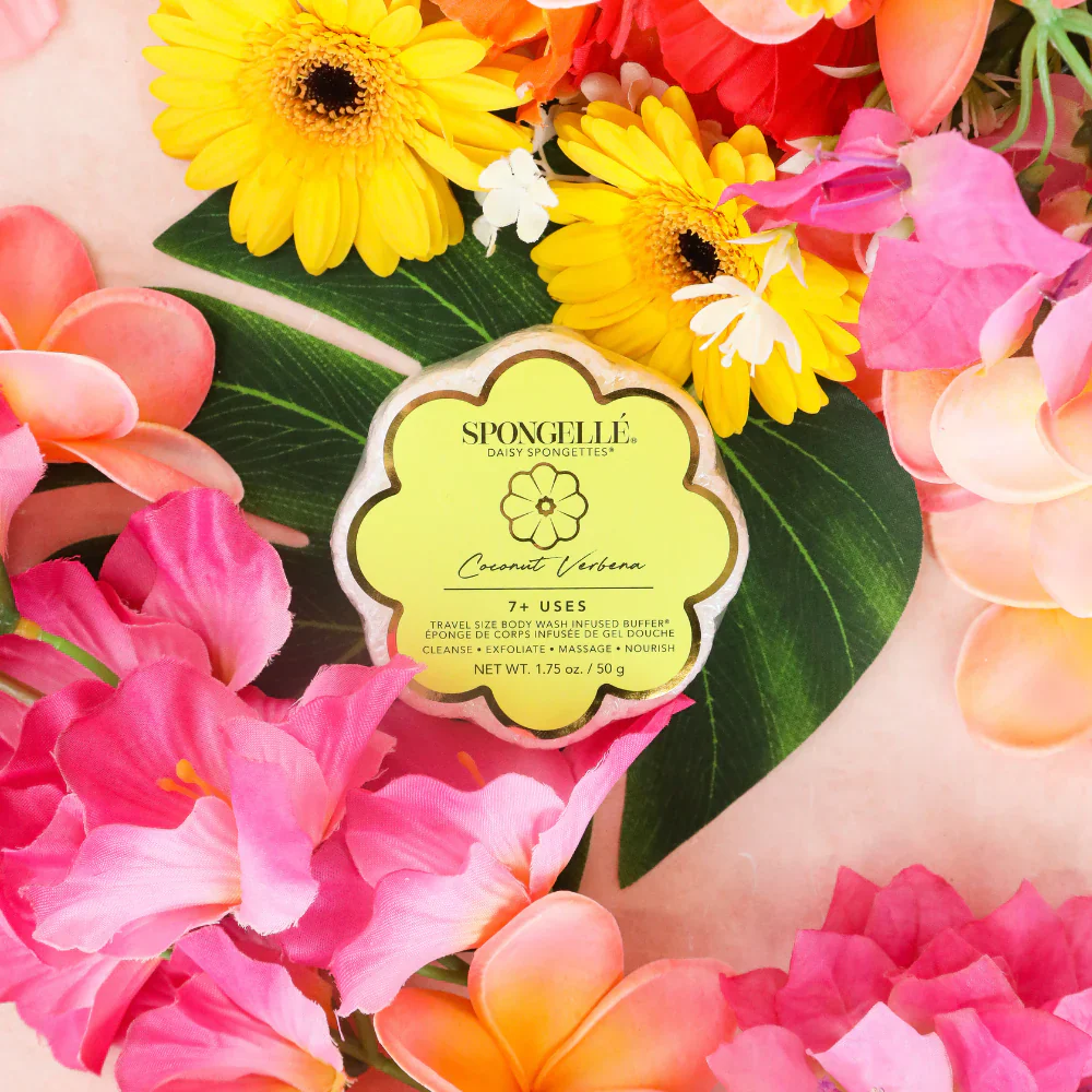 Spongelle - Coconut Verbena Daisy Spongette