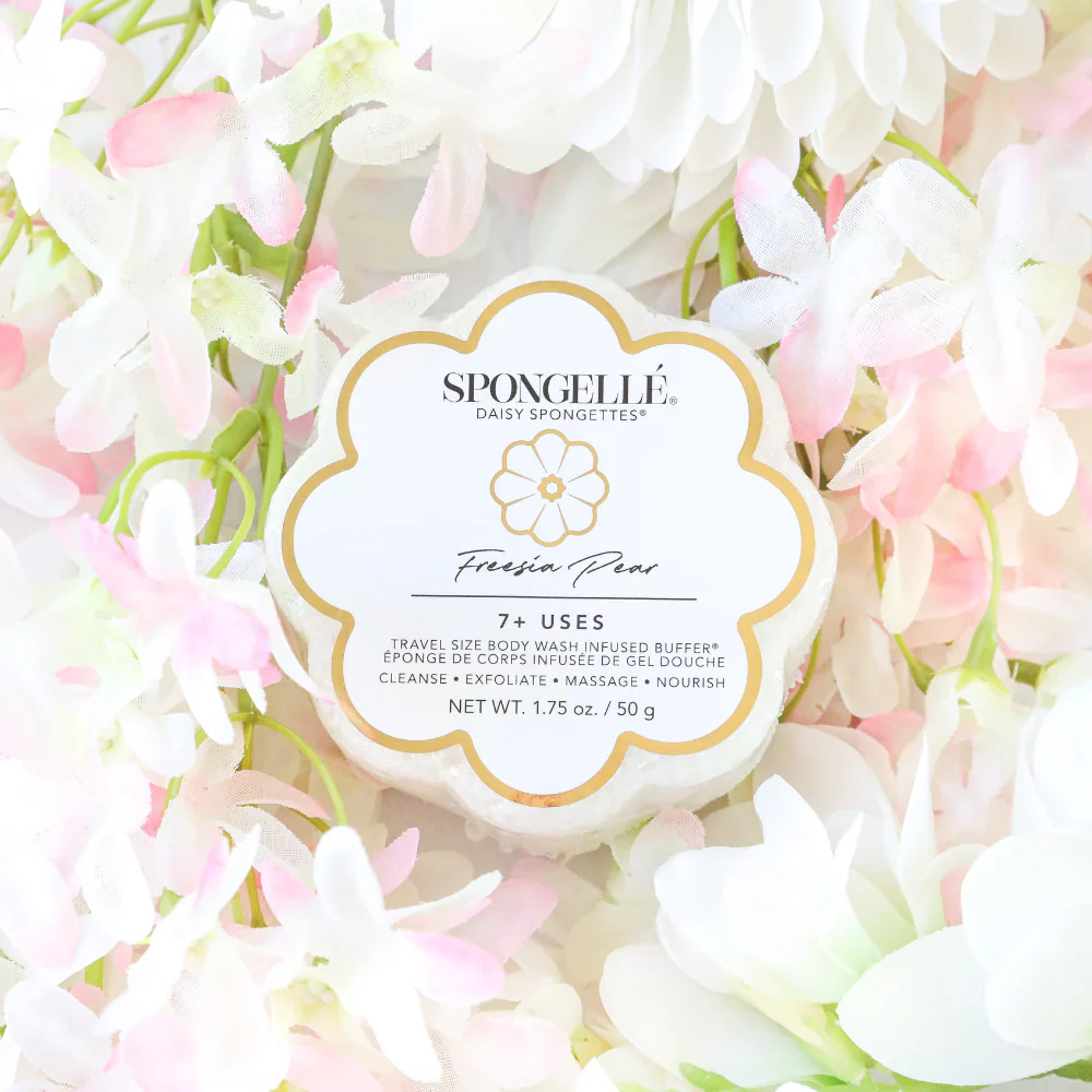 Spongelle - Freesia Pear Daisy Spongette