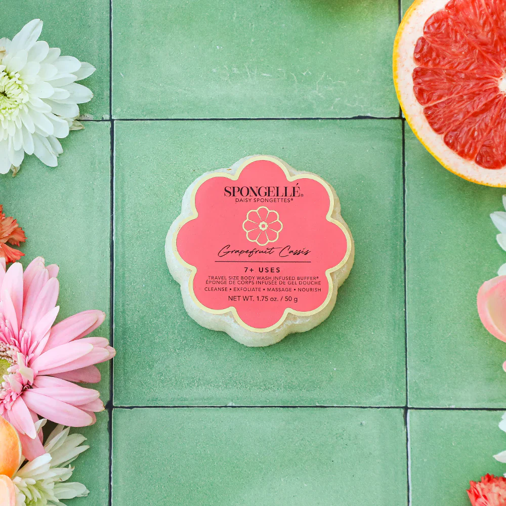 Spongelle - Grapefruit Cassis Daisy Spongette