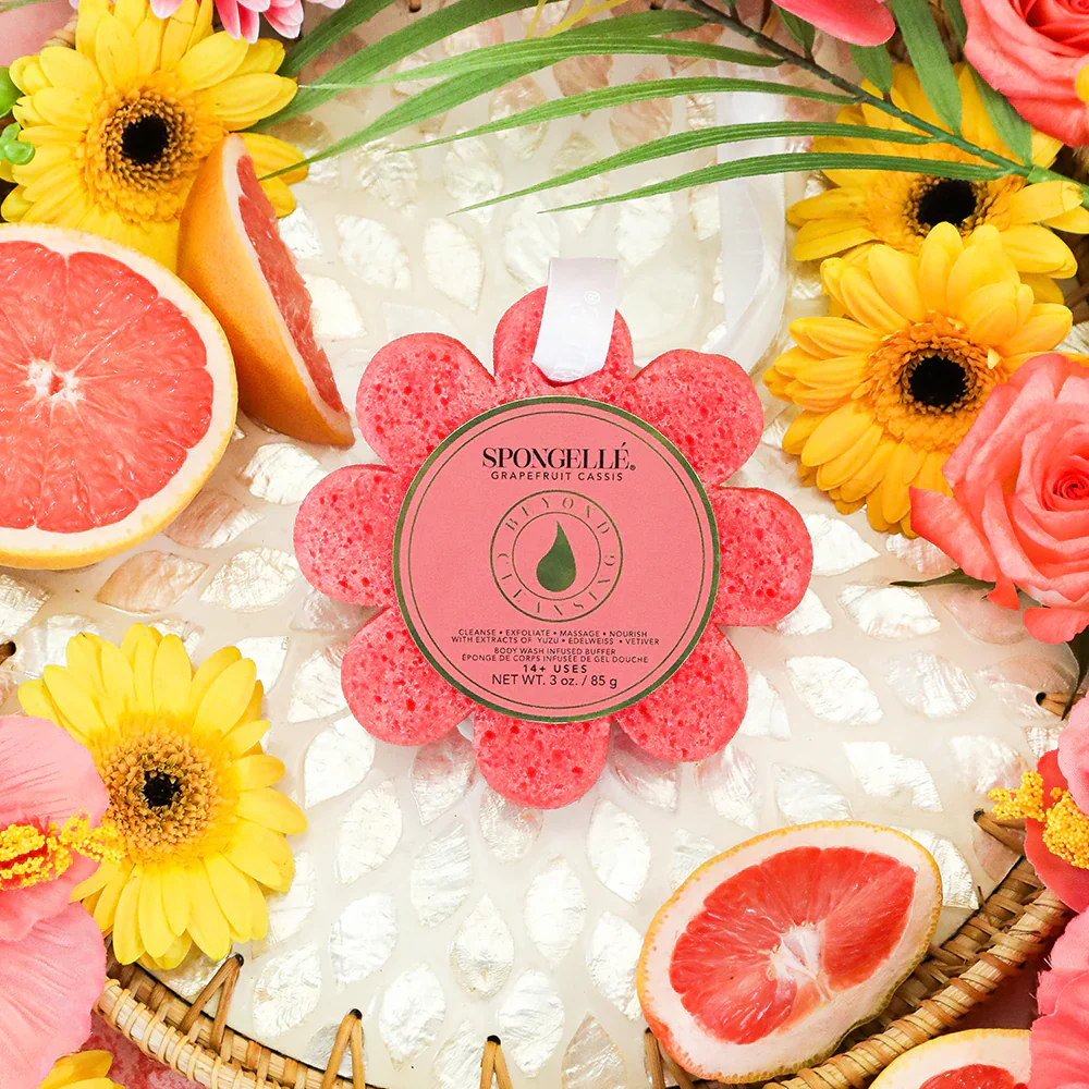 Spongelle - Grapefruit Cassis Wild Flower Bath Sponge