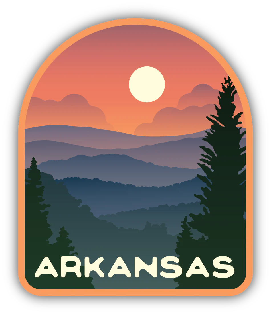Stickers Northwest - Arkansas, Be Wild Vista Sticker