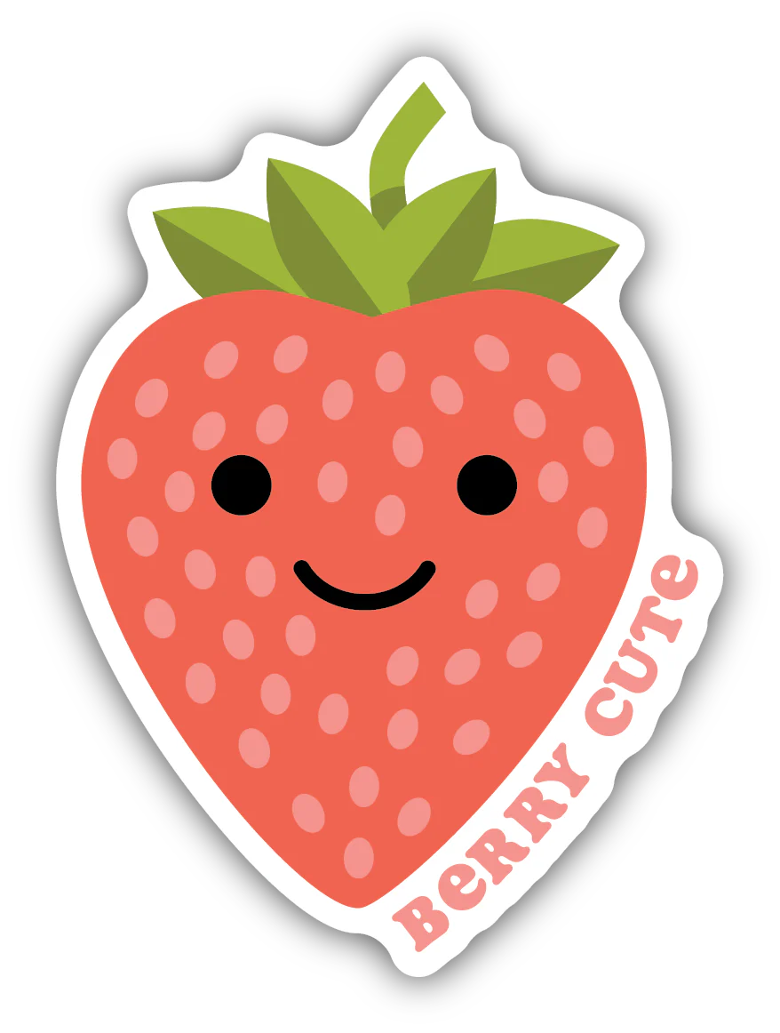 Stickers Northwest - Berry Cute Strawberry Sticker