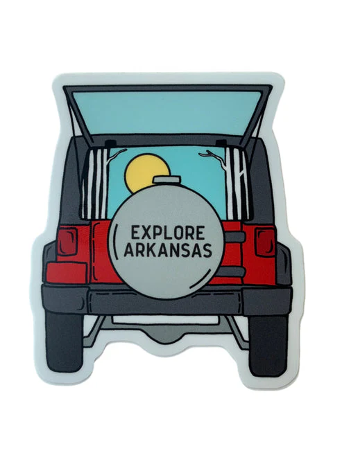 Stickers Northwest - Explore Arkansas Jeep Sticker