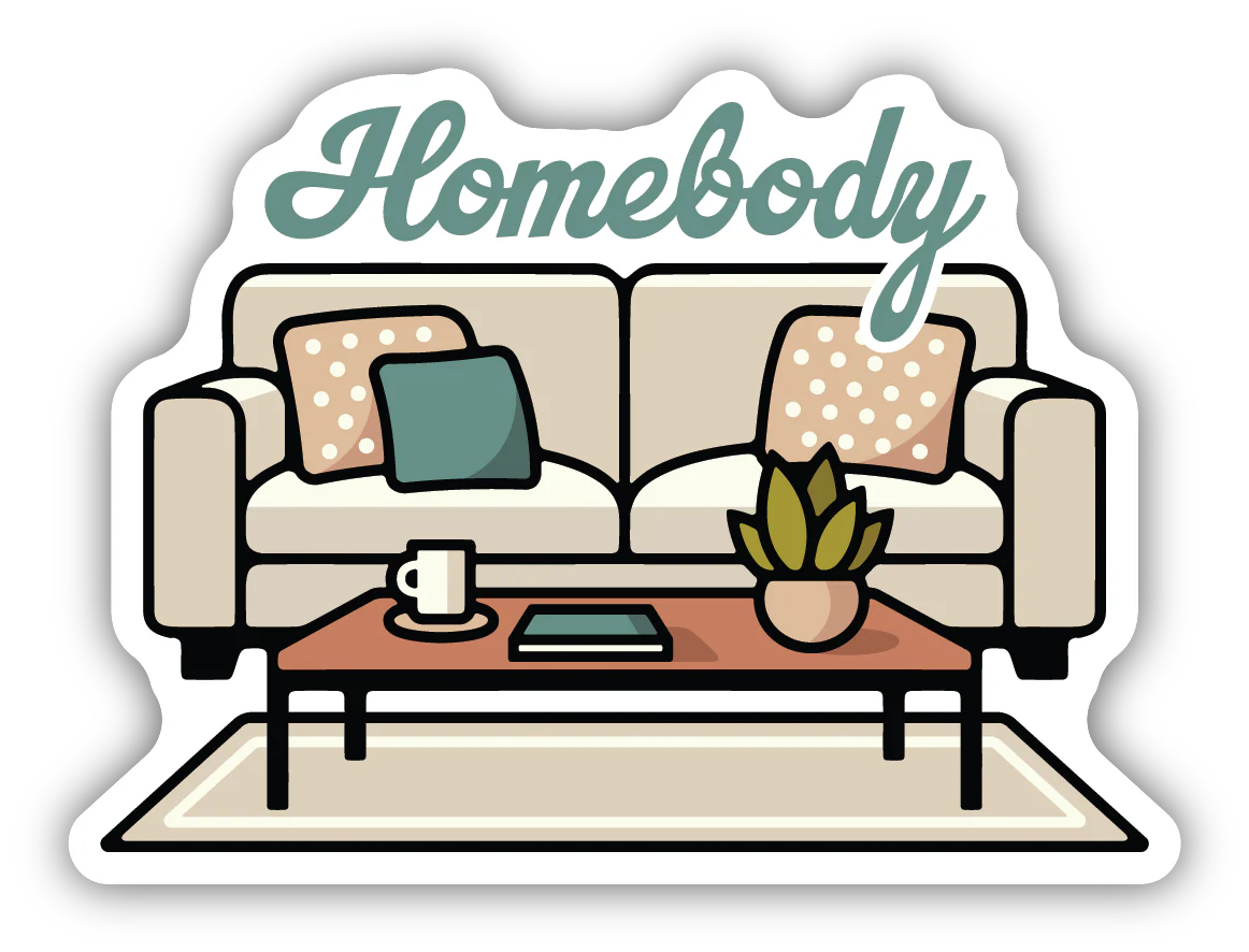 Stickers Northwest - Homebody Sticker