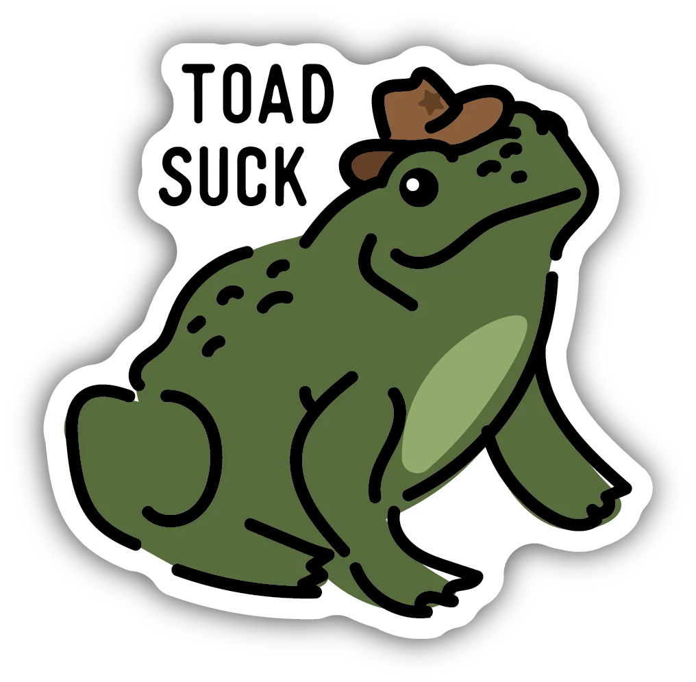 Stickers Northwest - Howdy Toad Suck Sticker