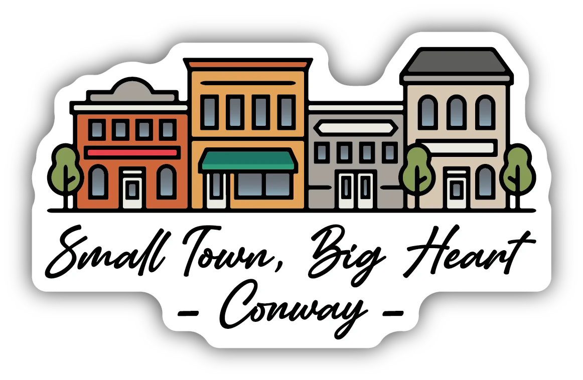 Stickers Northwest - Small Town Conway Sticker