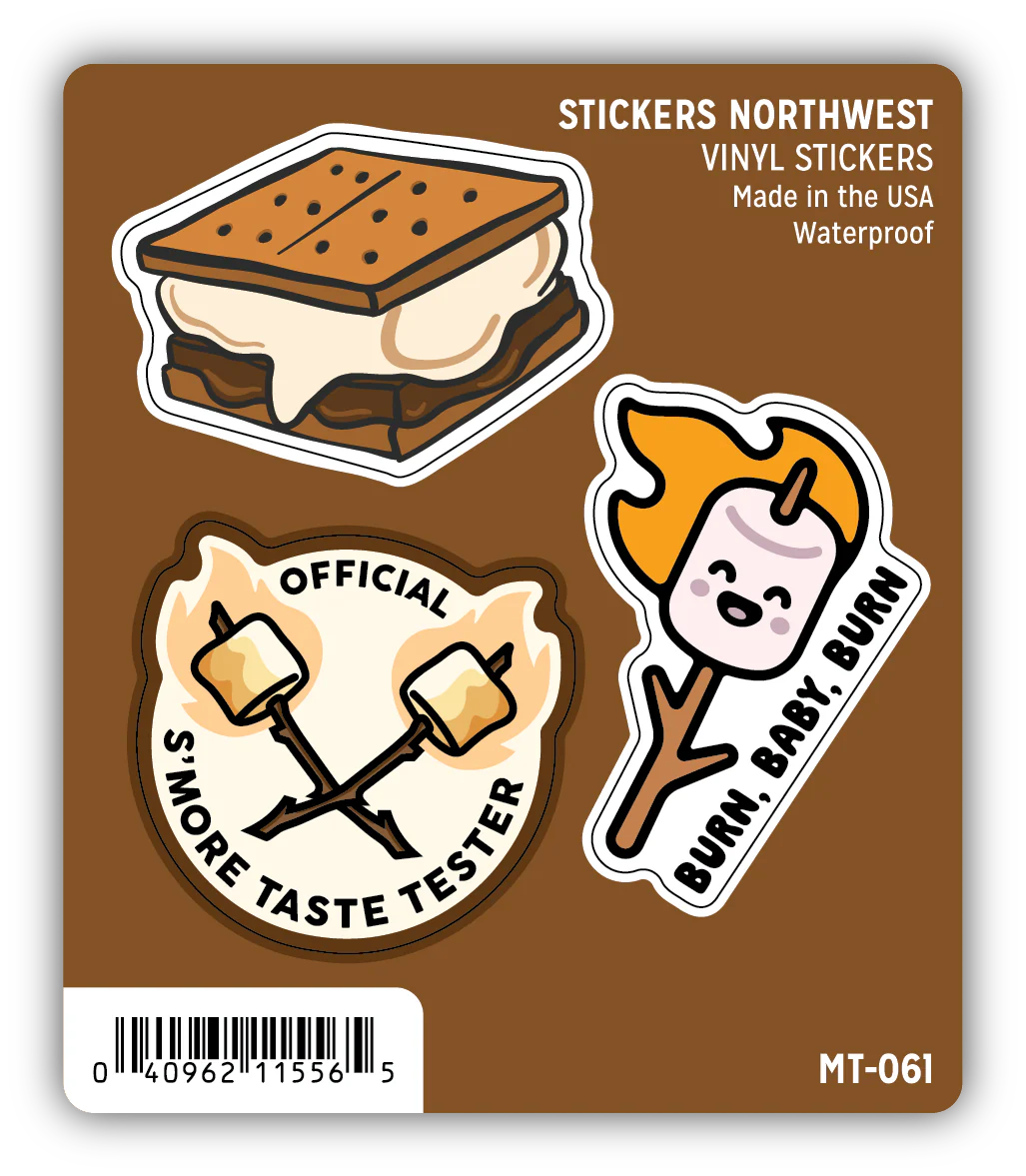 Stickers Northwest - S'Mores Mini Sticker Trio
