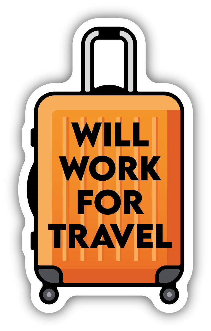 Stickers Northwest - Will Work for Travel Sticker