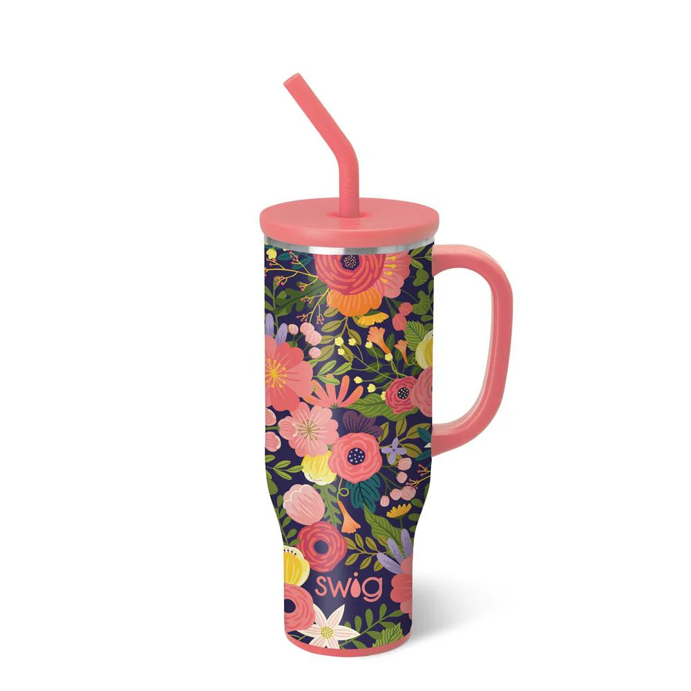 Swig - Secret Garden Mega Mug, 30 Ounce
