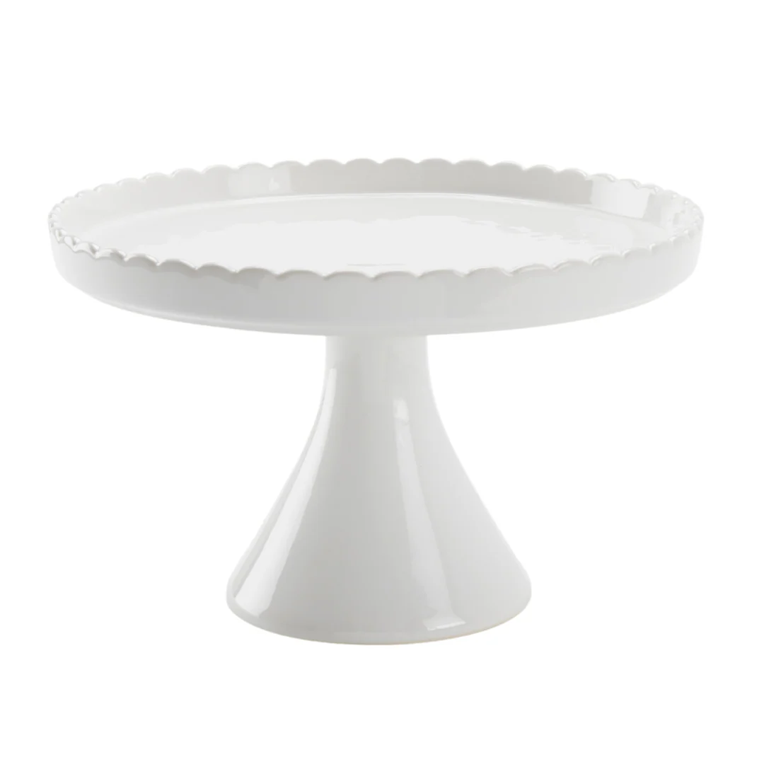 Tableau - Scallop Edge Pedestal, Large
