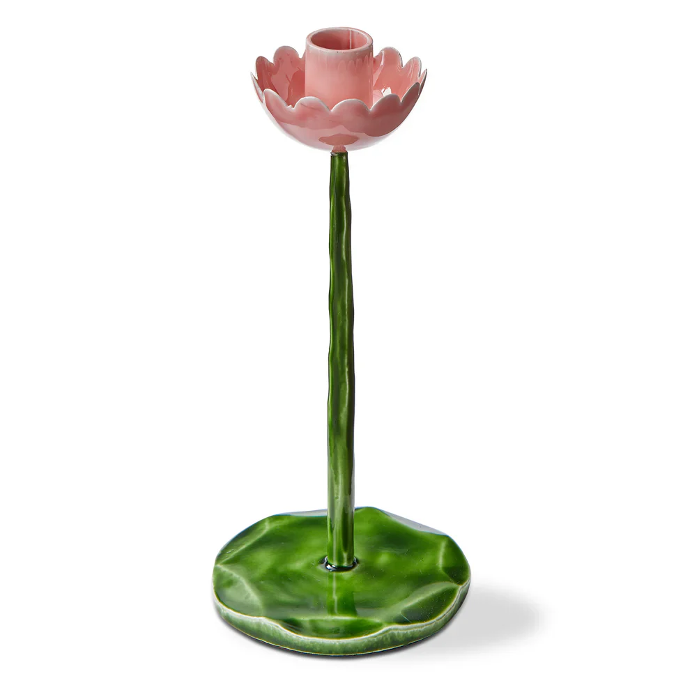 Tag - Floral Taper Holder