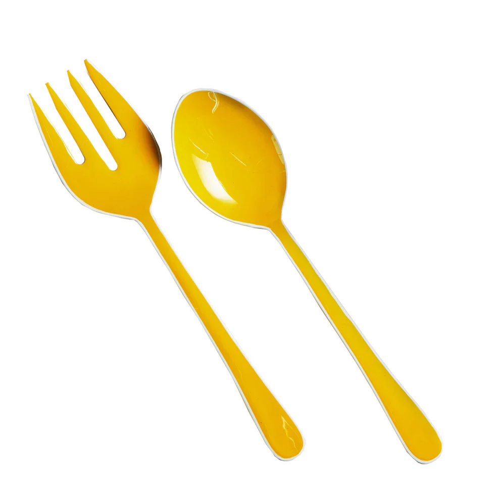 Tag - Yellow Enamel Serving Utensils