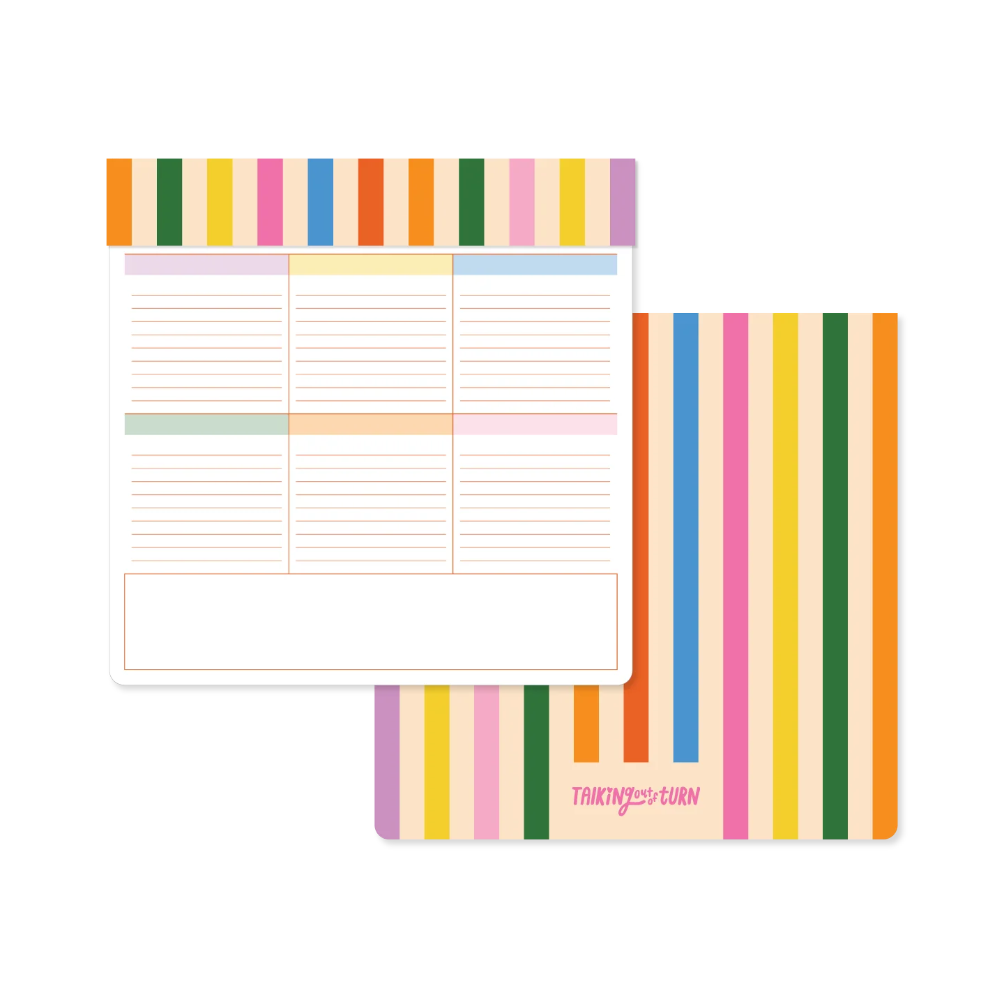 Talking Out of Turn - Happy Stripes Paper Pal - Image 2