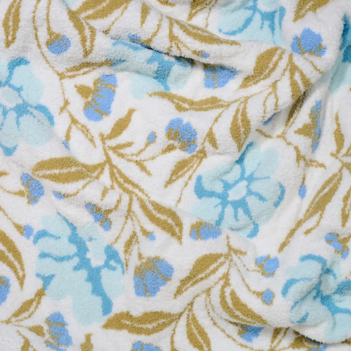 The Darling Effect - Cozy Dreams Luxe Blanket, Aqua Poppin' Petals - Image 3