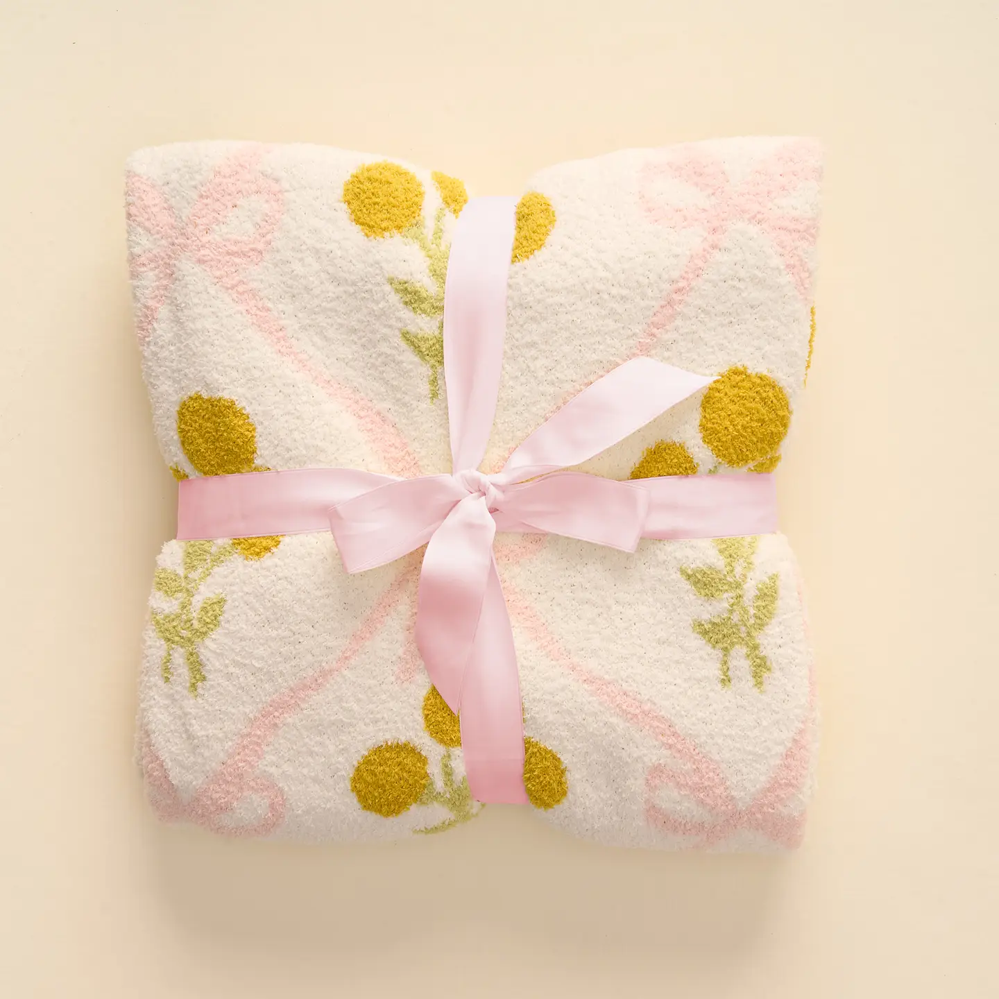 The Darling Effect - Cozy Dreams Luxe Blanket, Pink Marigold Lane - Image 3