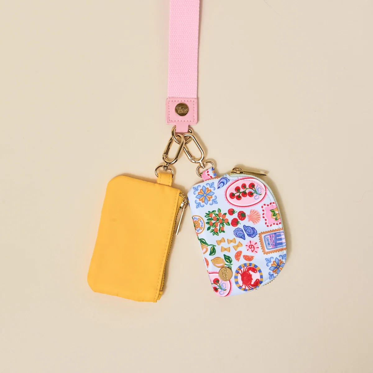 The Darling Effect - Dynamic Duo Pouch Wristlet, Ciao Bella