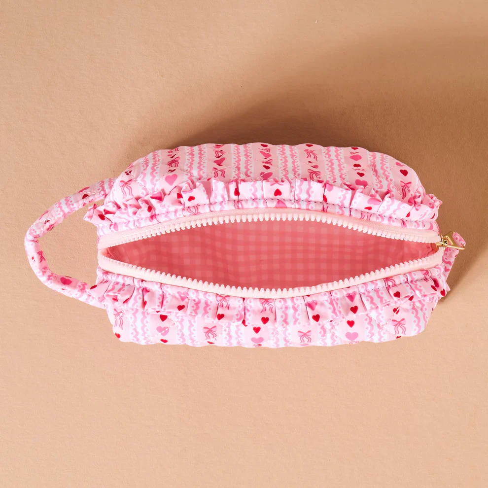 The Darling Effect - Essentials Quilted Cosmetic Pouch, Oh So Lovely - Image 2