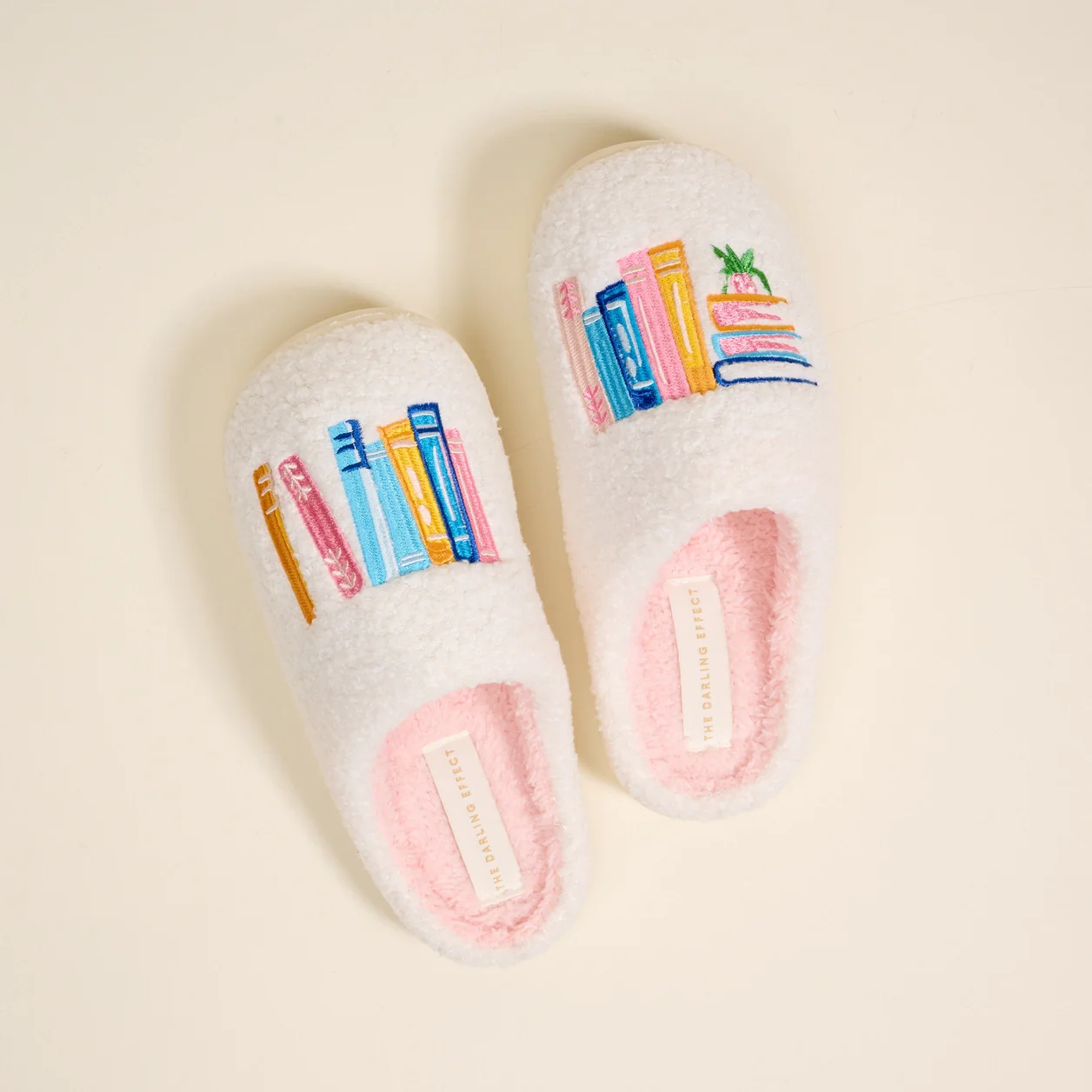 The Darling Effect - Fuzzy Slippers, Book Nook