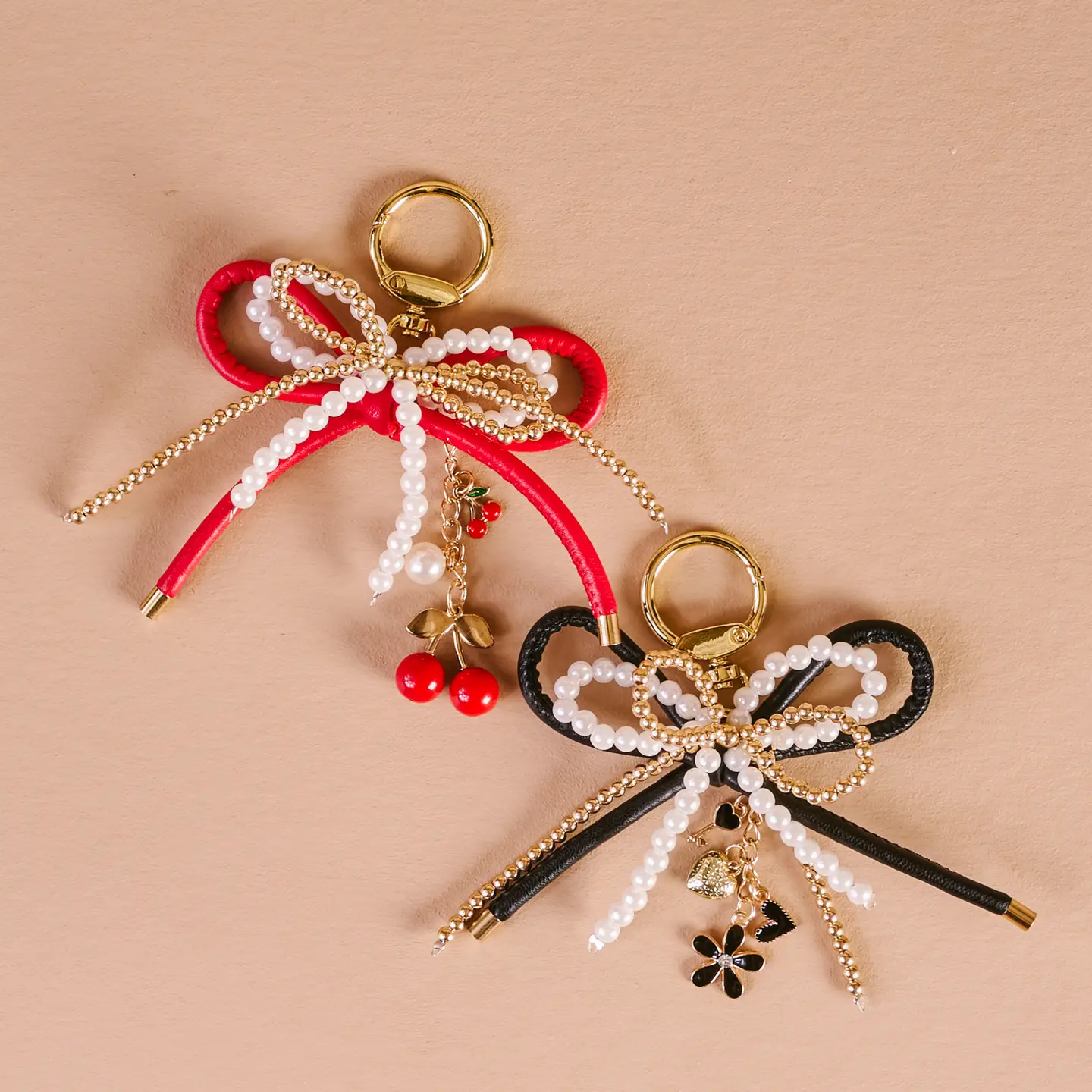 The Darling Effect - Layered Bows Bag Charm
