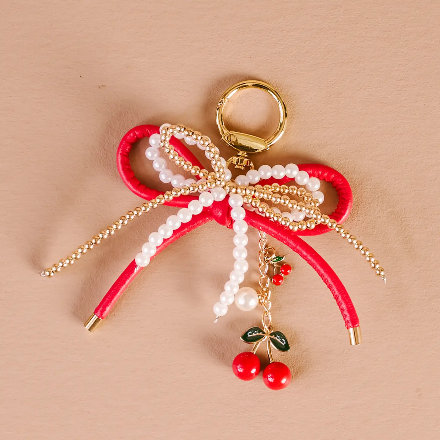 The Darling Effect - Layered Bows Bag Charm - Image 3