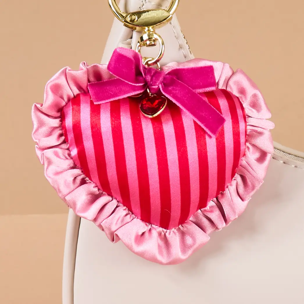 The Darling Effect - Puffy Heart Bag Charm, Heartthrob